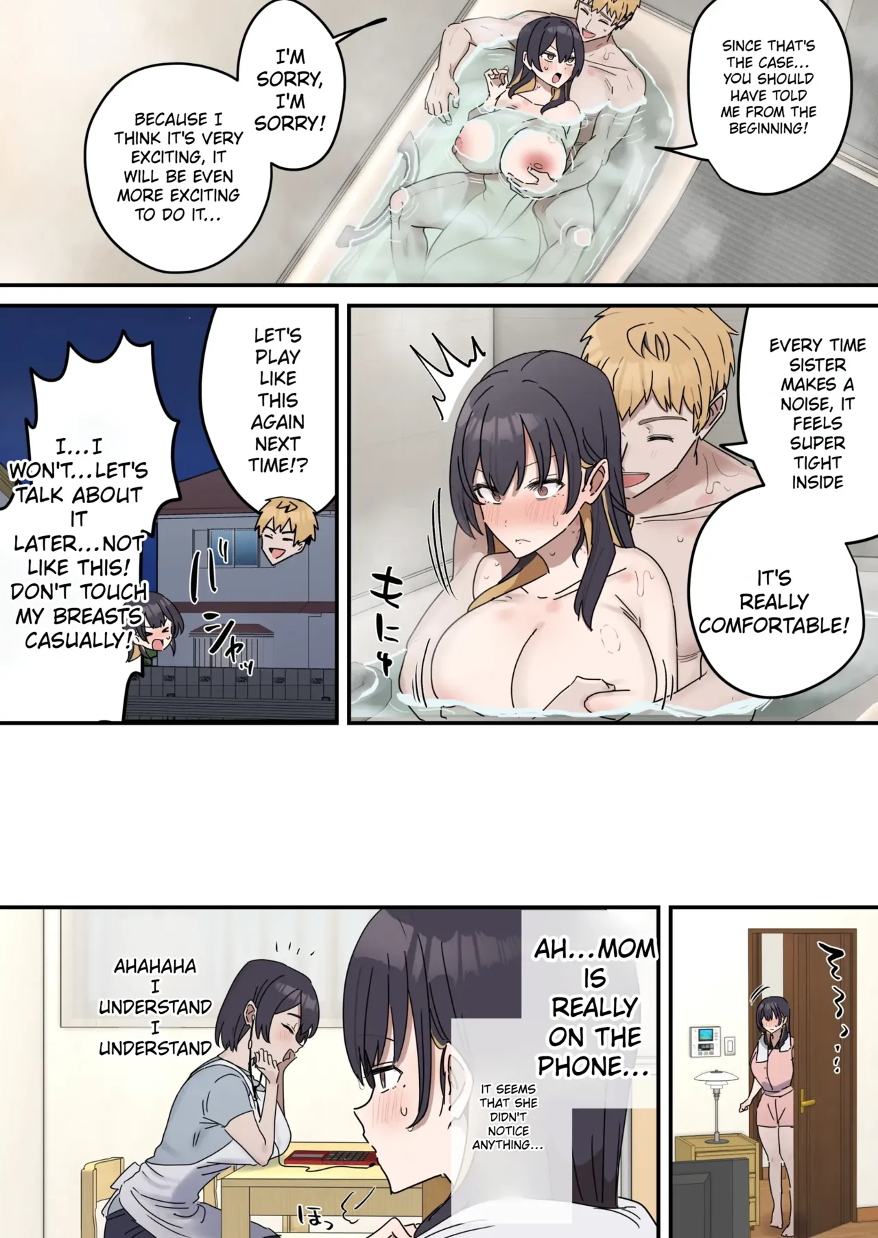 Giji SEX Kyoudai 0~4 ENGLISH 1-164 page 163 original parody - kissing big breasts hentai manga - read online free