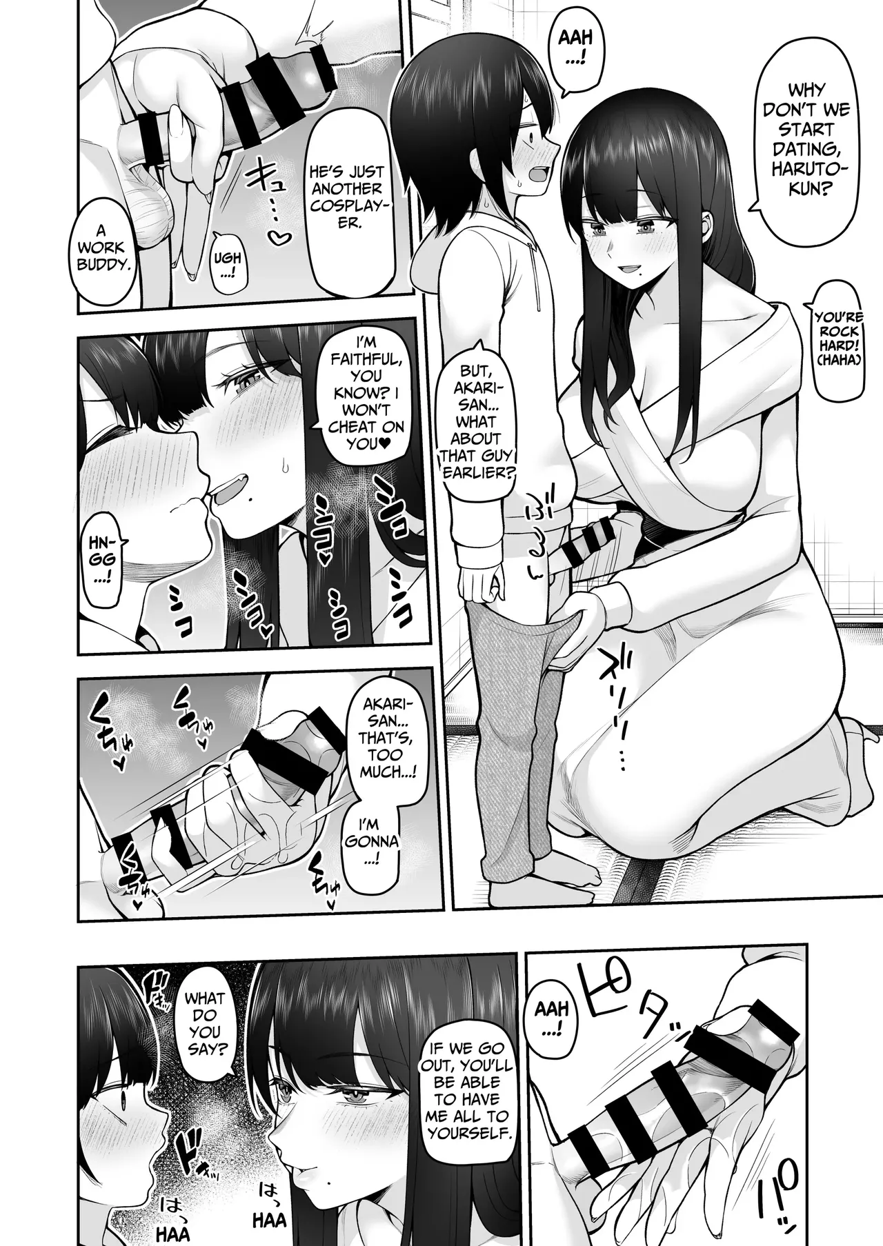 Boku dake no Cosplay Onee-san | My Very Own Cosplay Onee-san page 28 - kissing big breasts hentai manga - read online free
