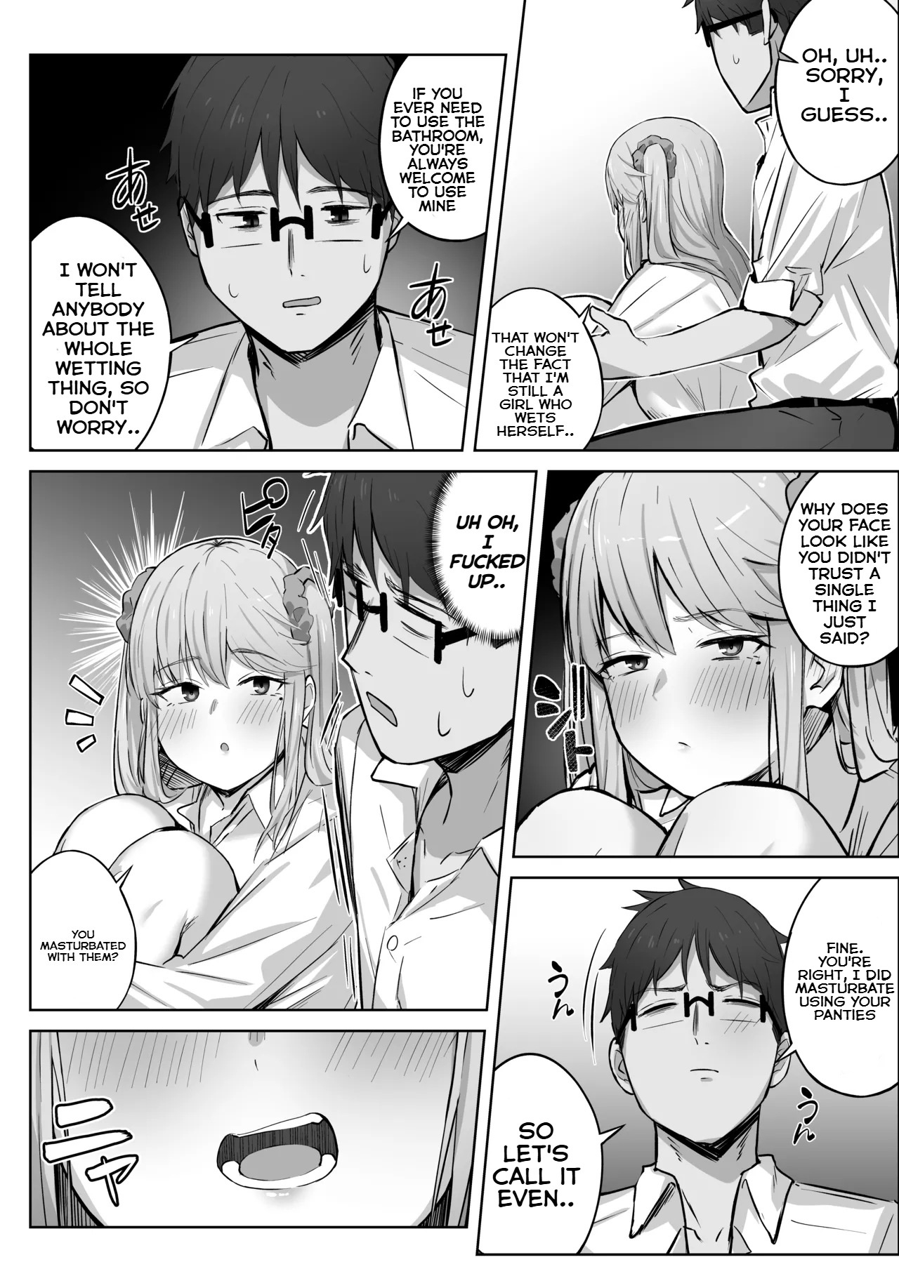 Class de Ninki no Gal wa Omorashi to Kanbotsu Chikubi ga Complex Datta. | The popular gal in my class had a wetting and inverted nipple complex. page 22 original parody - kissing virginity hentai manga - read online free