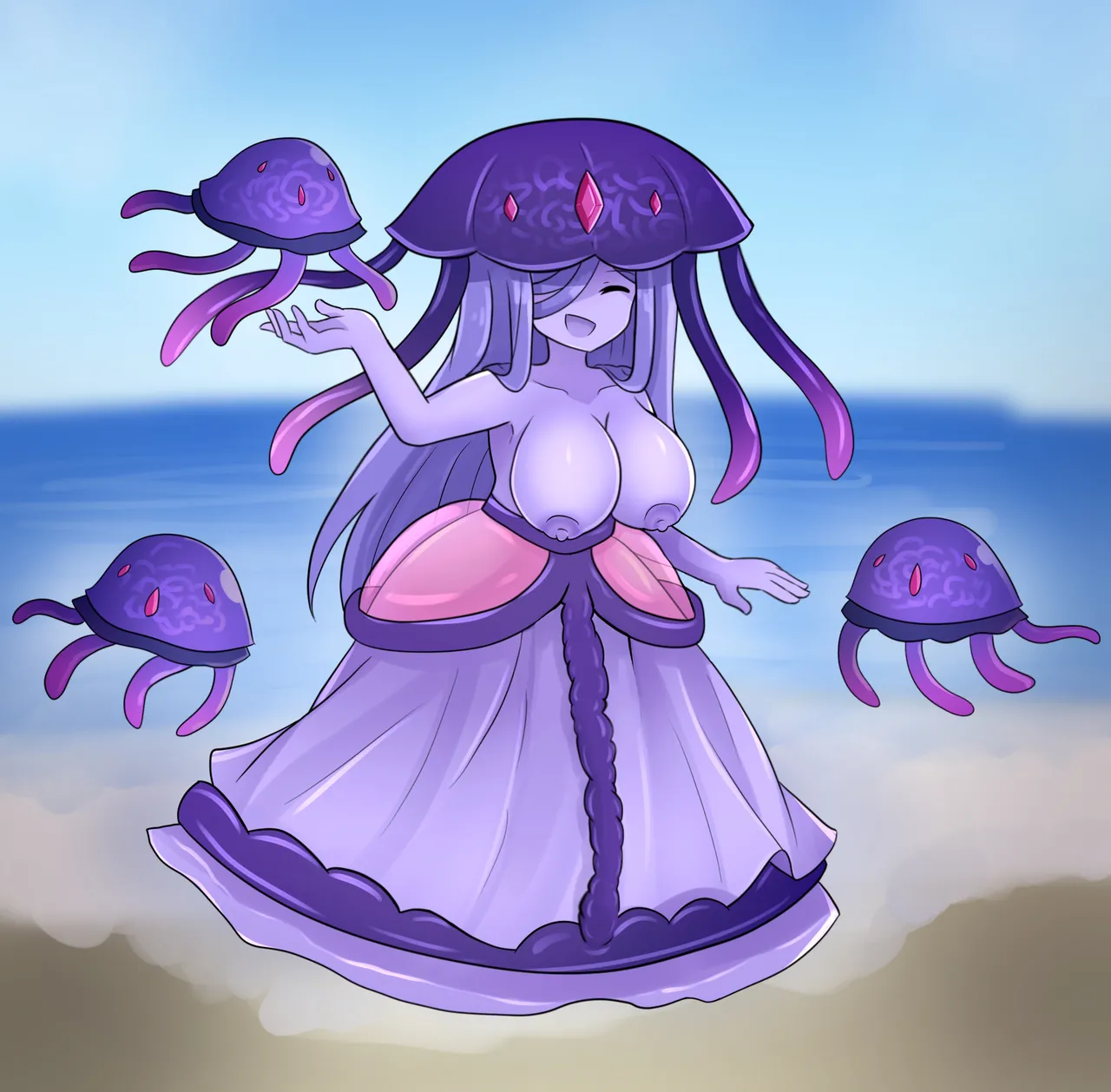 Seraph Ascent Chapter  Prequel : Swallowed By The Jellyfish Queen page 25 - monster girl vore hentai manga - read online free