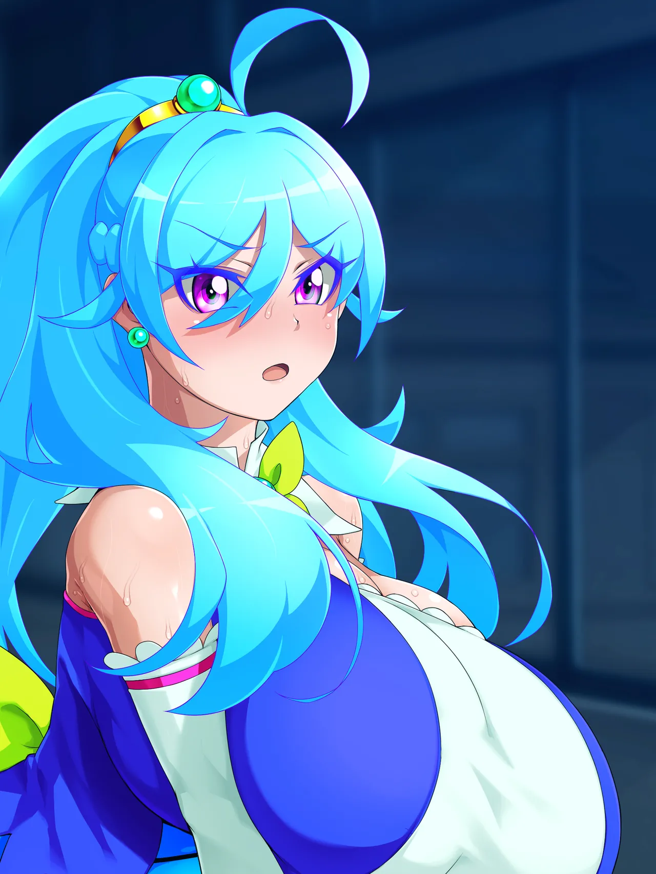 [GFF (Kuribayashi Chris)] Kanzu Megumi wa do~~~shitemo onnanoko ni kintama o hayashitai page 219 original parody - futanari big breasts hentai manga - read online free