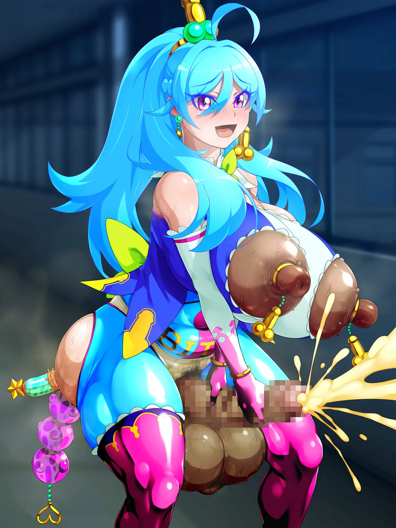 [GFF (Kuribayashi Chris)] Kanzu Megumi wa do~~~shitemo onnanoko ni kintama o hayashitai page 232 original parody - futanari big breasts hentai manga - read online free