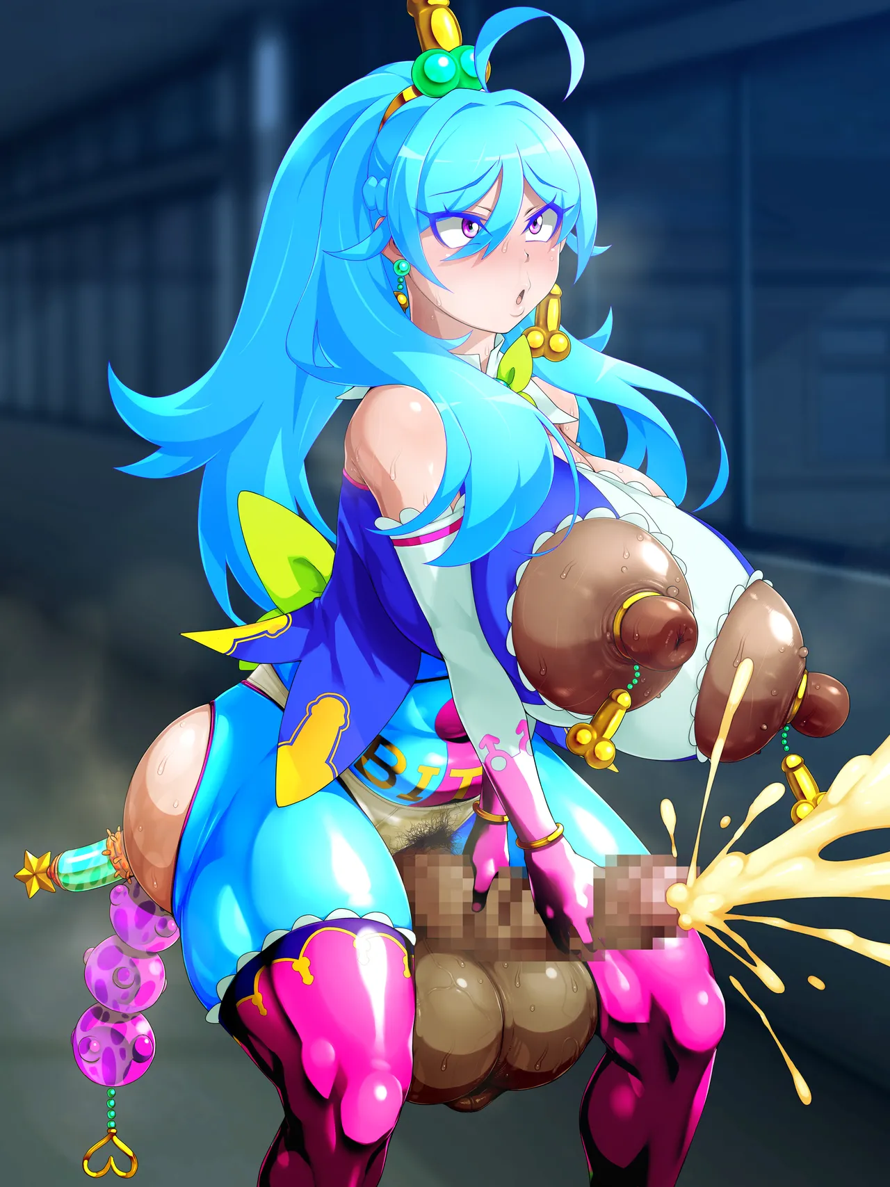 [GFF (Kuribayashi Chris)] Kanzu Megumi wa do~~~shitemo onnanoko ni kintama o hayashitai page 233 original parody - futanari big breasts hentai manga - read online free