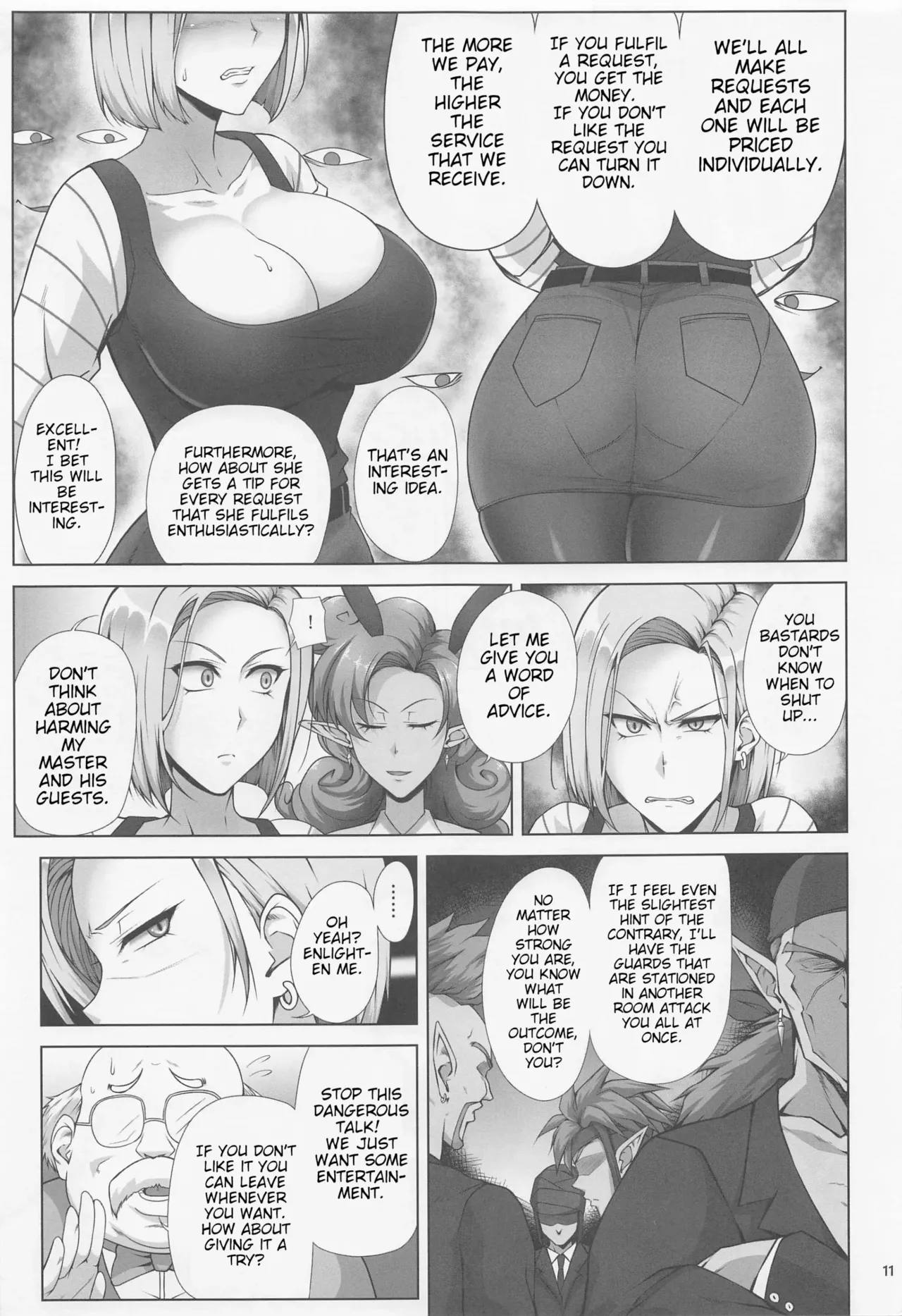 Saikyou Mama wa Kasegitai | The Strongest Mom ever wants to earn some Money page 10 featuring android 18 dragon ball super parody - futanari big breasts hentai manga - read online free