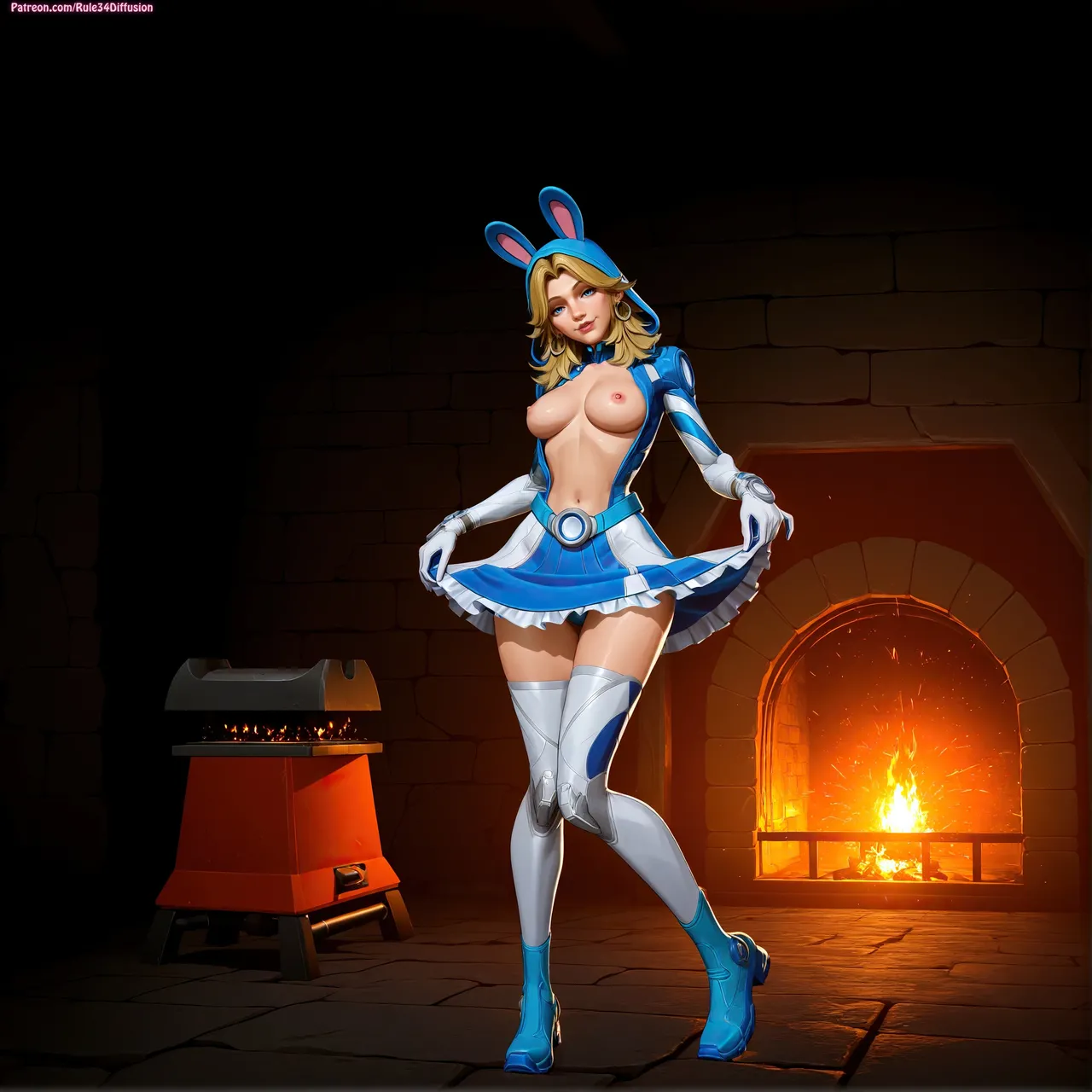 Sue storm page 21 featuring susan storm fantastic four parody - kissing swimsuit hentai manga - read online free