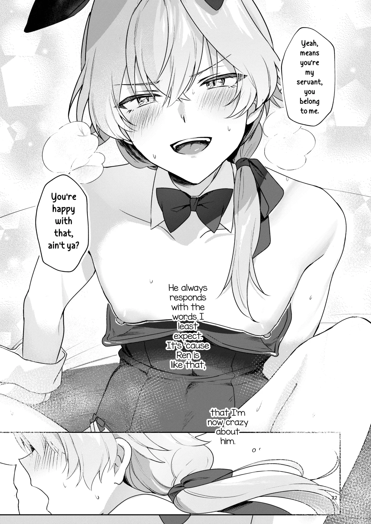 BERRY HONEY BUNNY page 21 featuring producer the idolmaster sidem parody - kissing urination hentai manga - read online free