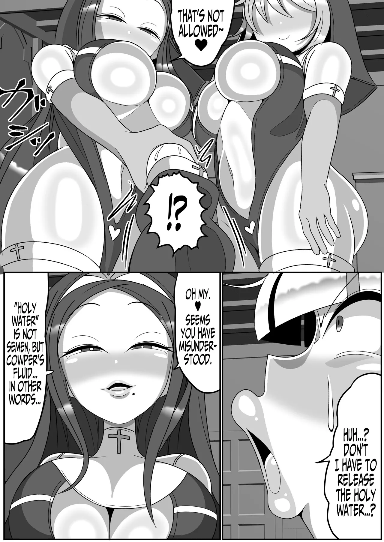 Futanari Seijo Shasei Kinshirei | Dick Slingin' Saintess - Page 16