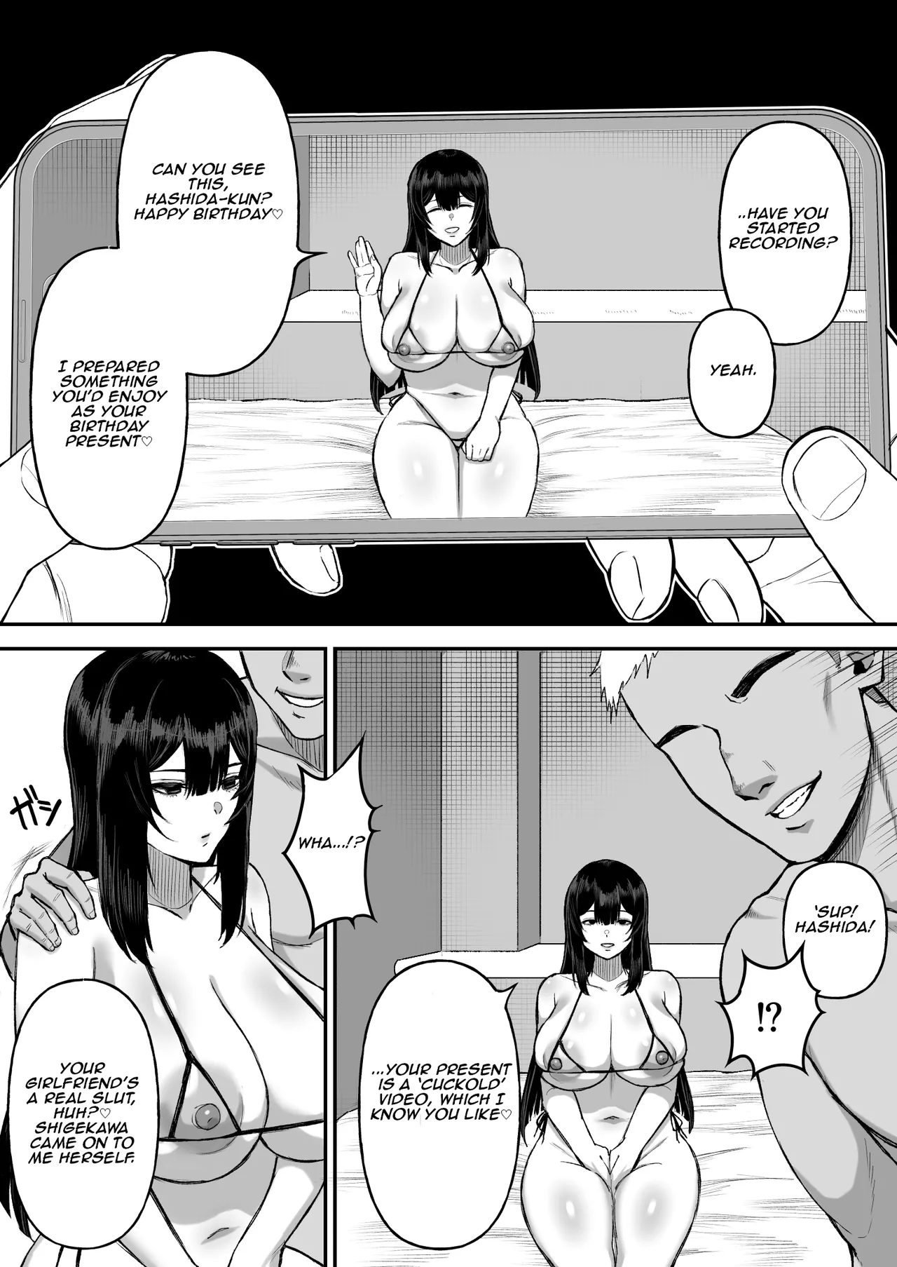 Ai no Omoi Kanojo wa Boku no Tame ni Hamedori o Tottekitekureru | My obsessively devoted girlfriend records a sex video for me page 15 original parody - handjob big breasts hentai manga - read online free