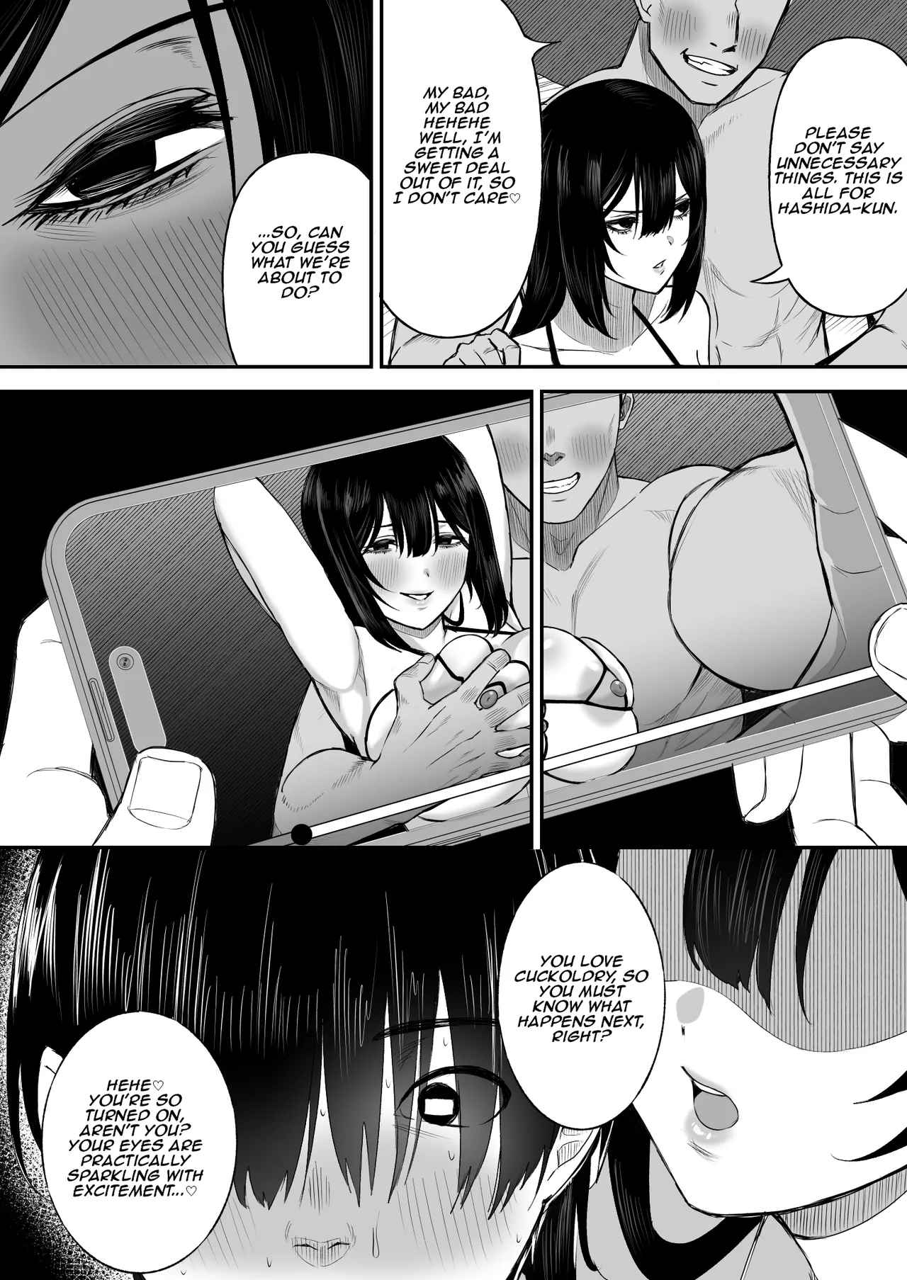 Ai no Omoi Kanojo wa Boku no Tame ni Hamedori o Tottekitekureru | My obsessively devoted girlfriend records a sex video for me page 16 original parody - handjob big breasts hentai manga - read online free