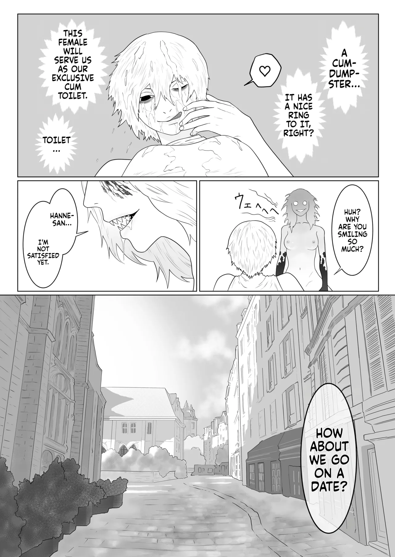 Futanari Akuma to Akuma Haraishi | The futanari demon and the exorcist page 22 original parody - futanari urination hentai manga - read online free