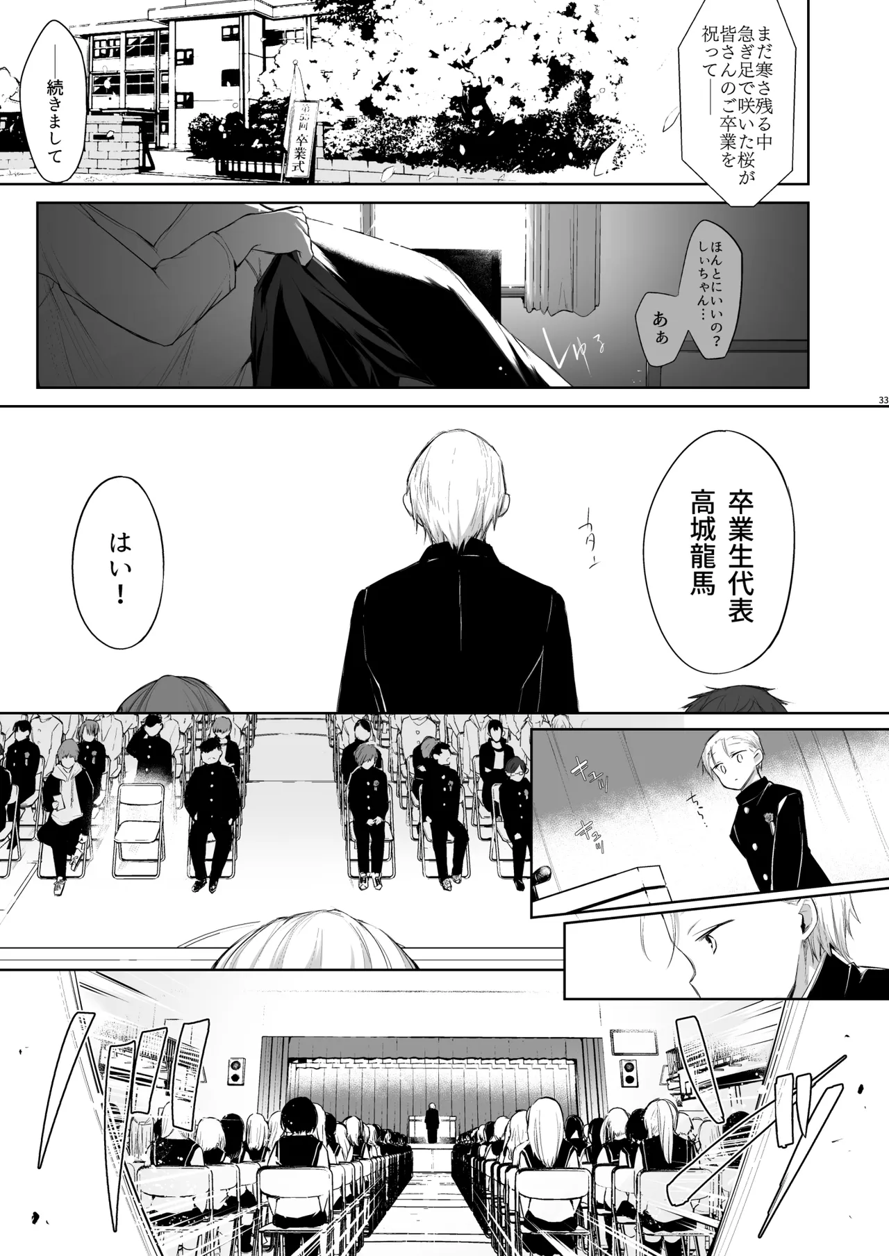 Shitagi to Sotsugyou to Aniki to Ore to page 28 original parody - nakadashi x-ray hentai manga - read online free