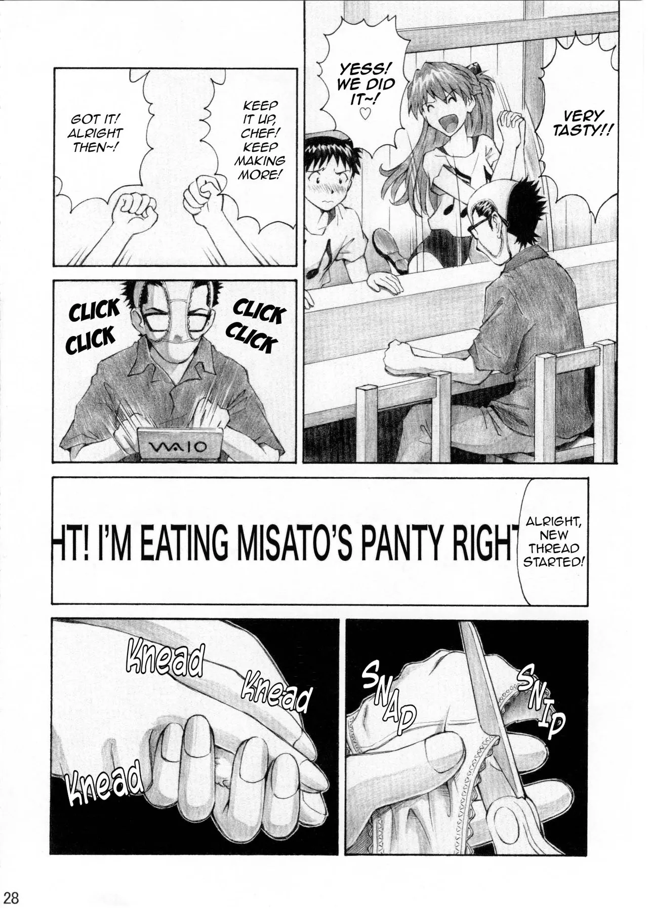 ASUKA TRIAL 3 page 27 featuring shinji ikari neon genesis evangelion parody - multi-work series sole female hentai manga - read online free