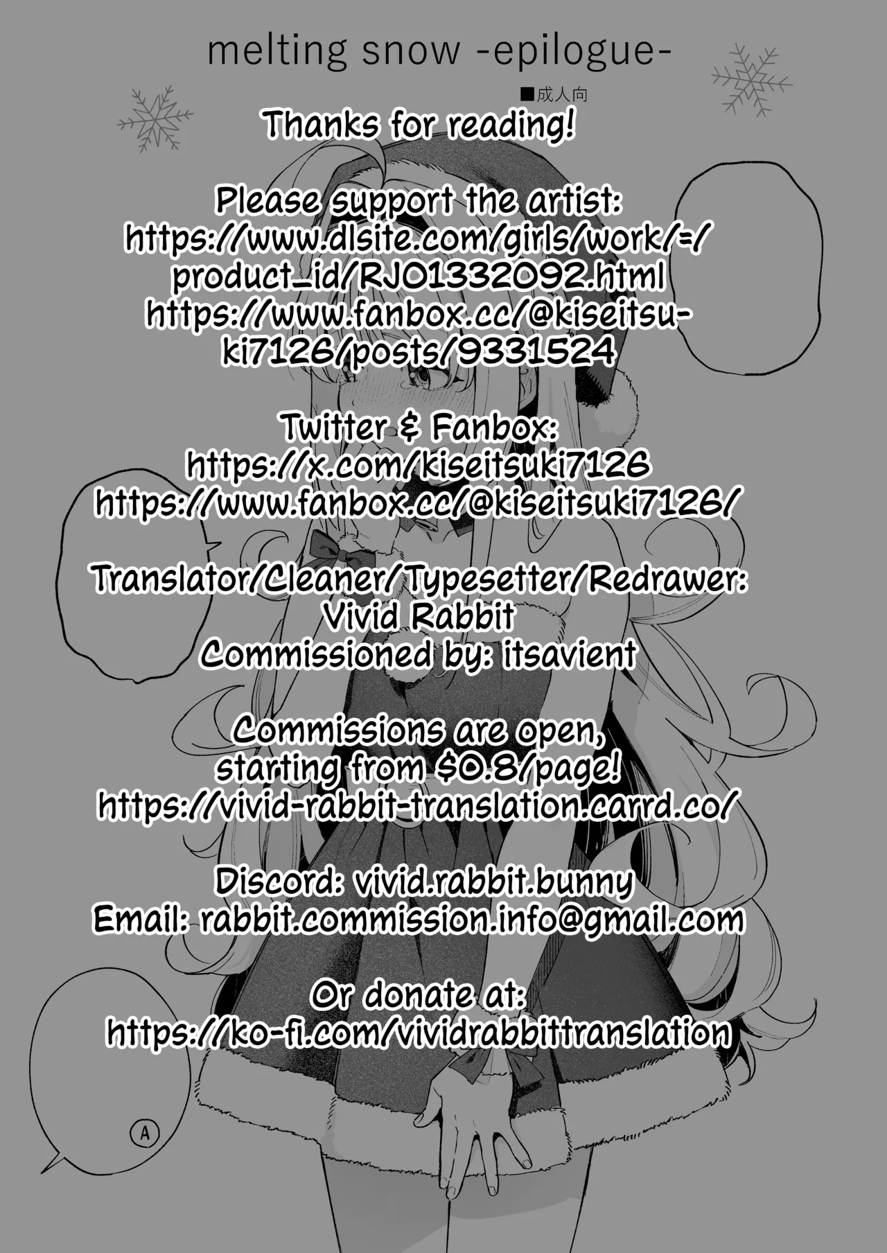 [Ringo no Naru Ki (Kise Itsuki)] melting snow-epilogue- Gojitsudan | meting snow-epilogue- after story [English] [Vivid Rabbit Translation] [Digital] - Page 9