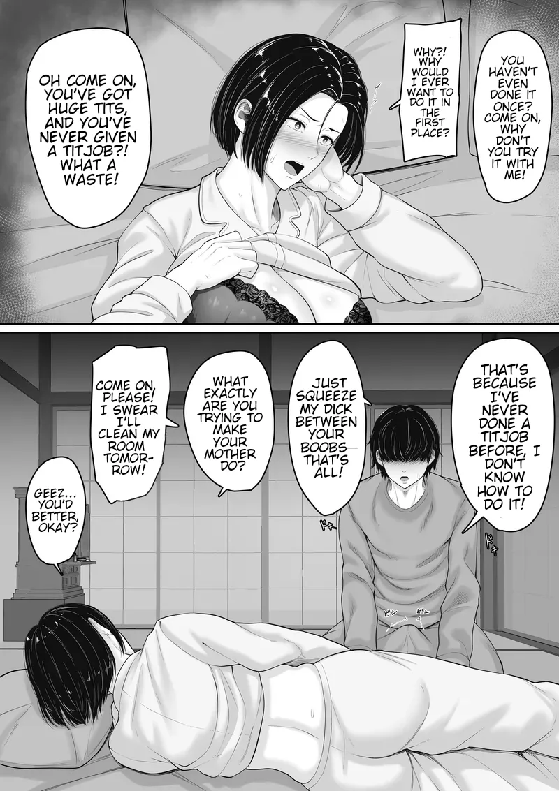 [Kuruto] Kimottama Kaa-chan to Kenka Bakari no Neet no Ore ga Kaa-san ni Nakadashi shite kara Nakayoku natta Hanashi | How my hotheaded mom and I went from always fighting to getting along... After I came inside her [English] [Waterkujo] [Decensored] page 10 original parody - handjob milf hentai manga - read online free