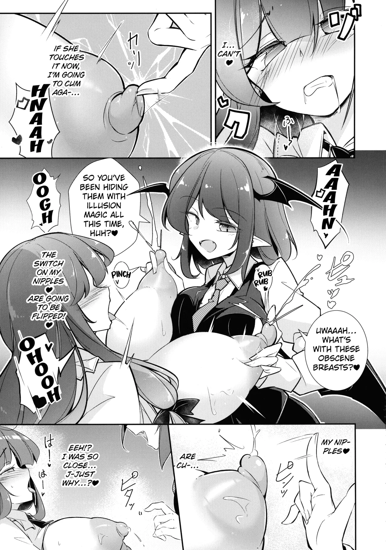 (C105) [Fumituki (Fumituki, Erotuki)] Innyuu Majo ~Maryoku Milk Server Patchouli Knowledge~ | Magic Milk Dispenser ♡ The Magician With Obscene Breasts Patchouli Knowledge (Touhou Project) [English] [Kuraudo] page 17 featuring patchouli knowledge touhou project parody - big breasts demon girl hentai manga - read online free