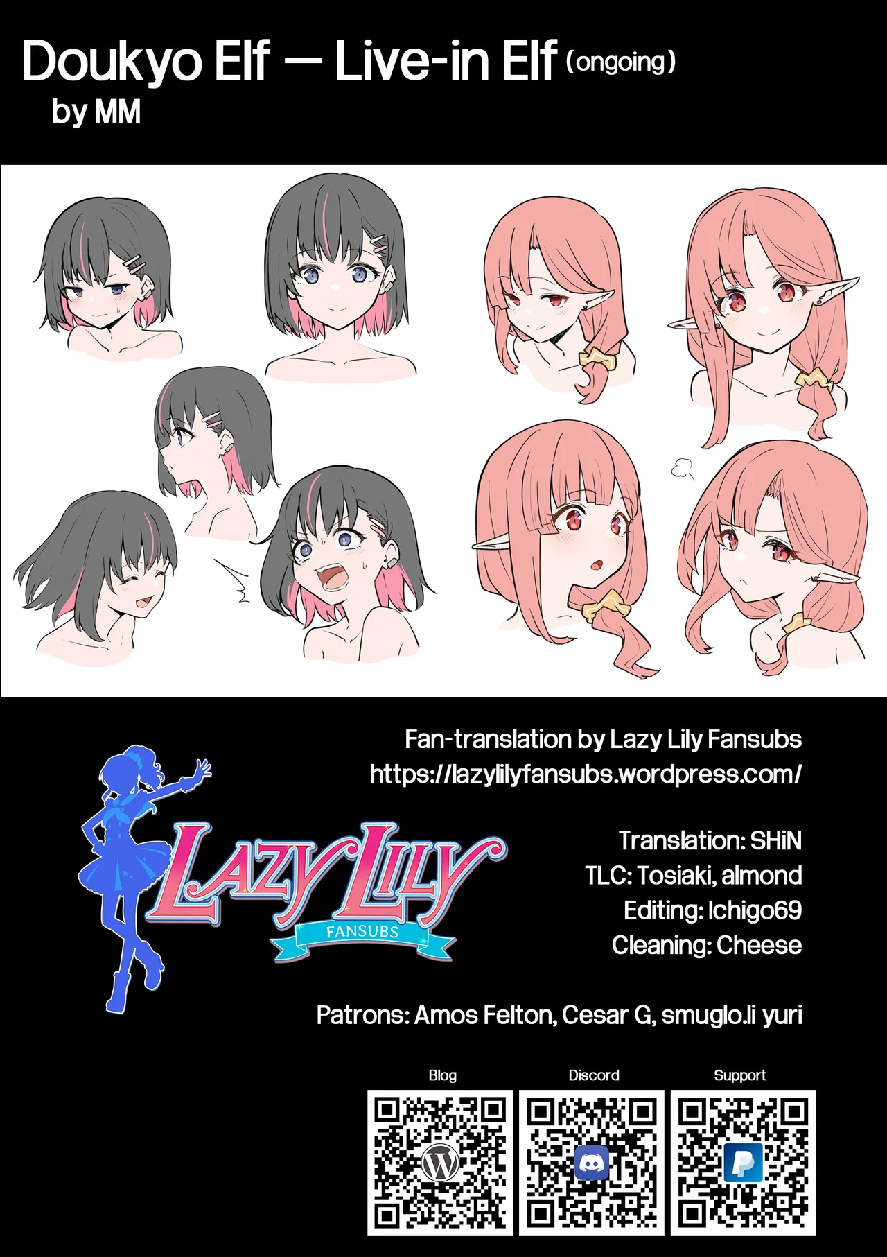 Doukyo Elf | Live-in Elf page 39 original parody - yuri elf hentai manga - read online free