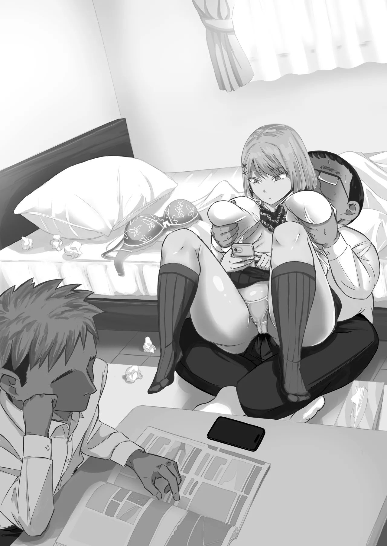 Douyara Boku Igai Ero no Gainen ga Kietappoi kara Toriaezu Kareshi no Me no Mae de Kanojo o Yattemita | It seems like everyone except me has lost their concept of eroticism, so I decided to fuck her in front of her boyfriend page 33 original parody - sweating kissing hentai manga - read online free