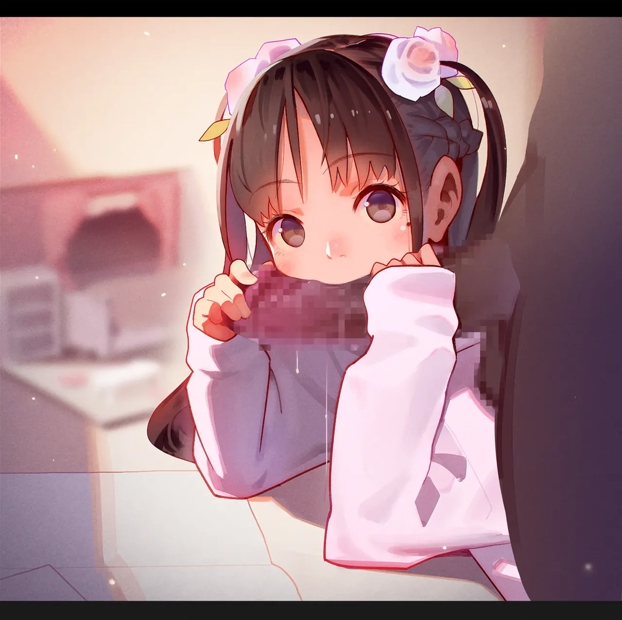 Otoko de asobu mesugaki-chan tachi illustration set 2020-2023 page 134 - full color dark skin hentai manga - read online free