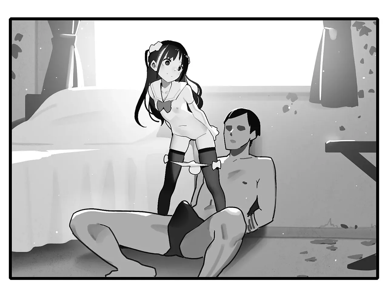 Otoko de asobu mesugaki-chan tachi illustration set 2020-2023 page 153 - full color dark skin hentai manga - read online free