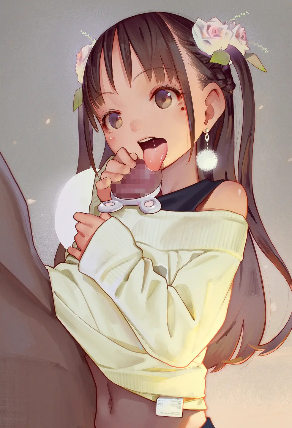 Otoko de asobu mesugaki-chan tachi illustration set 2020-2023 page 193 - full color dark skin hentai manga - read online free