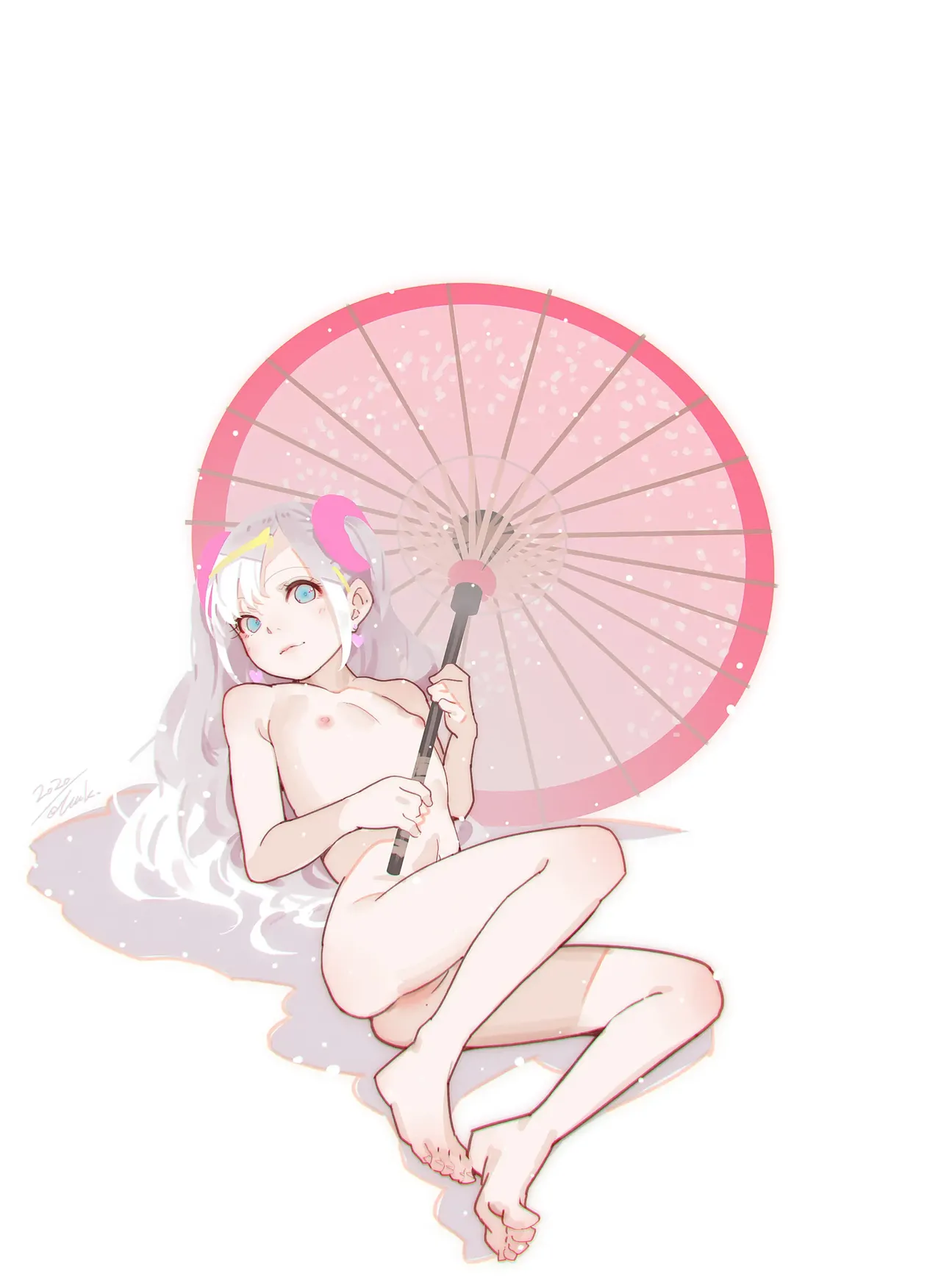 Otoko de asobu mesugaki-chan tachi illustration set 2020-2023 page 199 - full color dark skin hentai manga - read online free