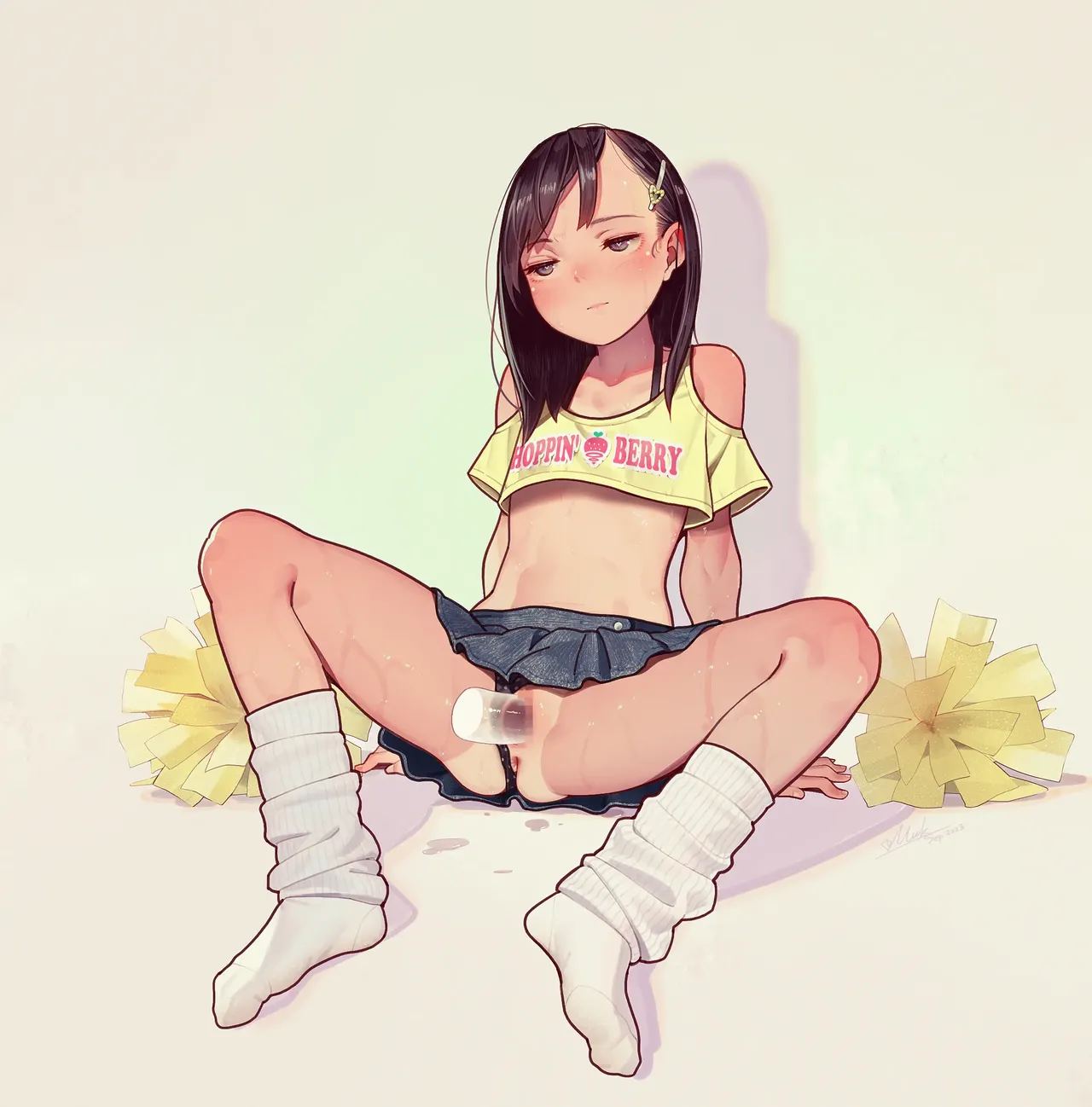 Otoko de asobu mesugaki-chan tachi illustration set 2020-2023 page 224 - full color dark skin hentai manga - read online free