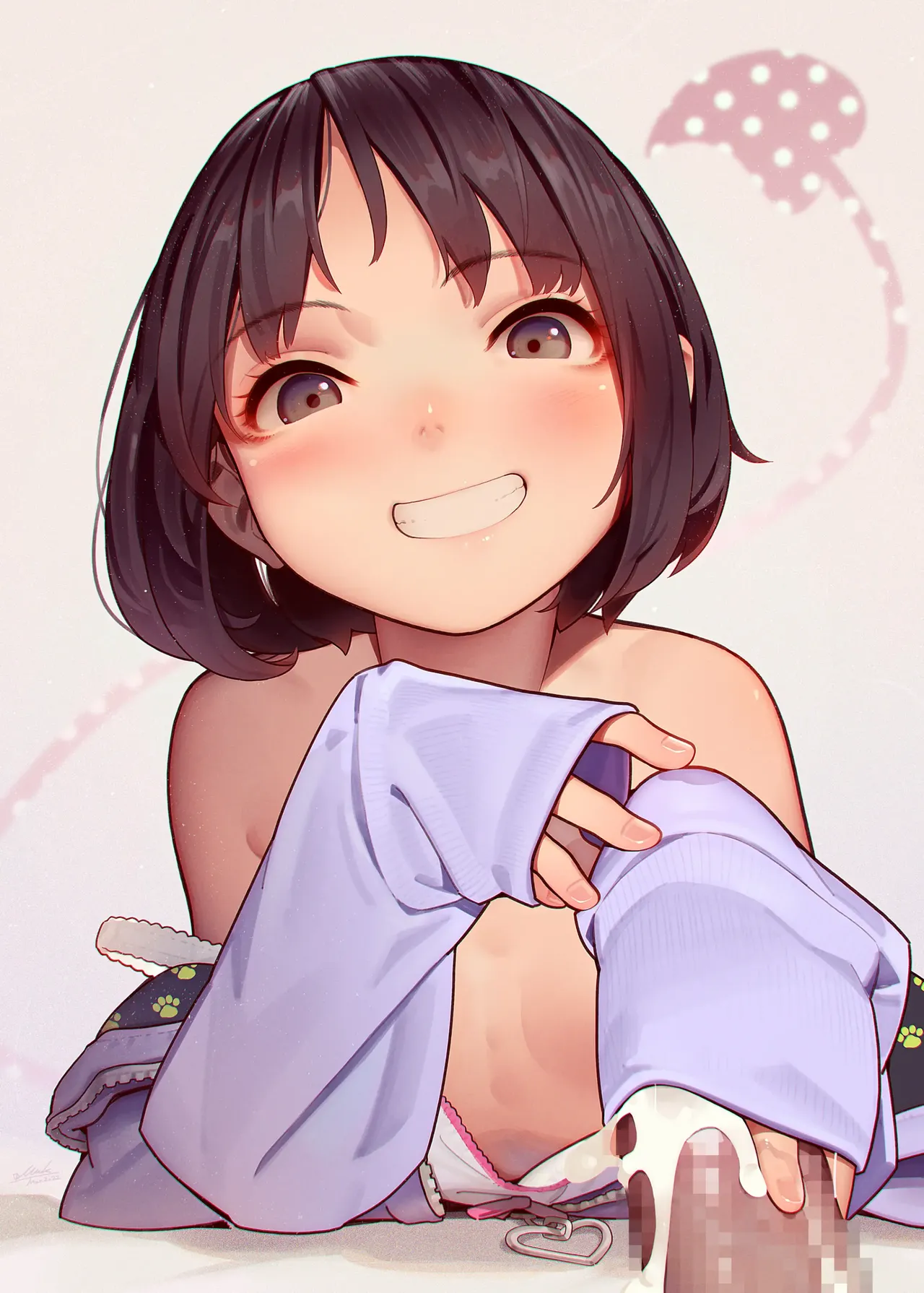 Otoko de asobu mesugaki-chan tachi illustration set 2020-2023 page 350 - full color dark skin hentai manga - read online free