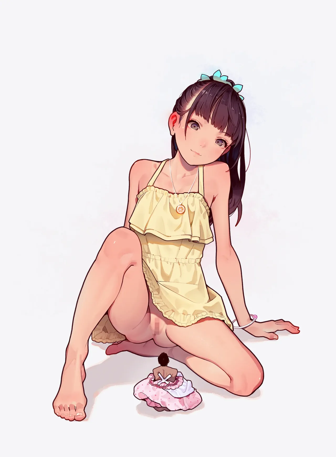 Otoko de asobu mesugaki-chan tachi illustration set 2020-2023 page 361 - full color dark skin hentai manga - read online free