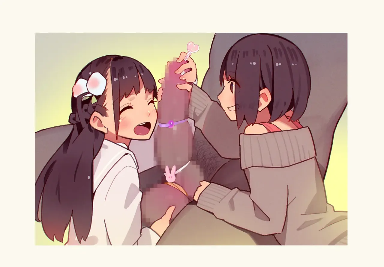 Otoko de asobu mesugaki-chan tachi illustration set 2020-2023 page 91 - full color dark skin hentai manga - read online free