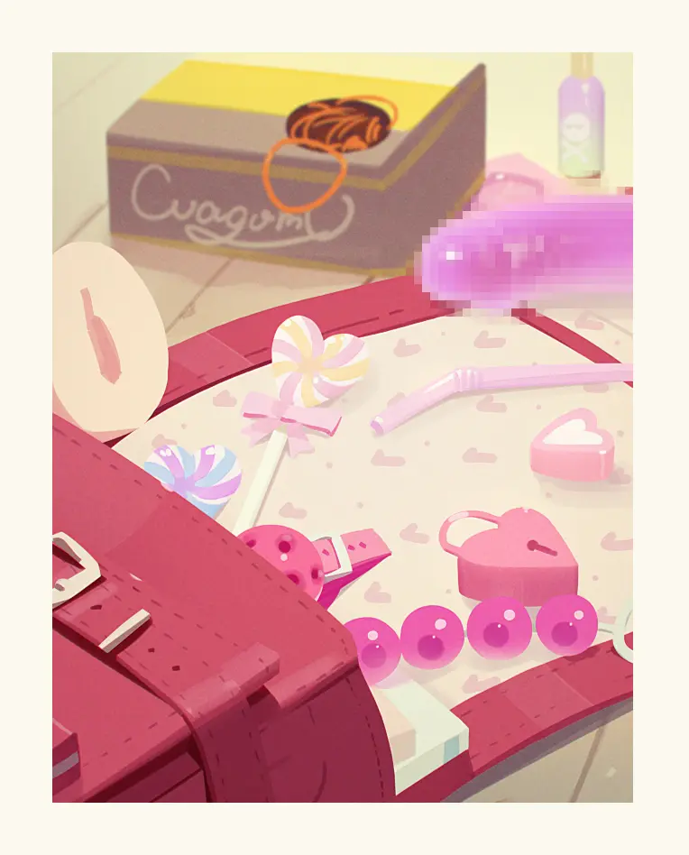 Otoko de asobu mesugaki-chan tachi illustration set 2020-2023 page 92 - full color dark skin hentai manga - read online free