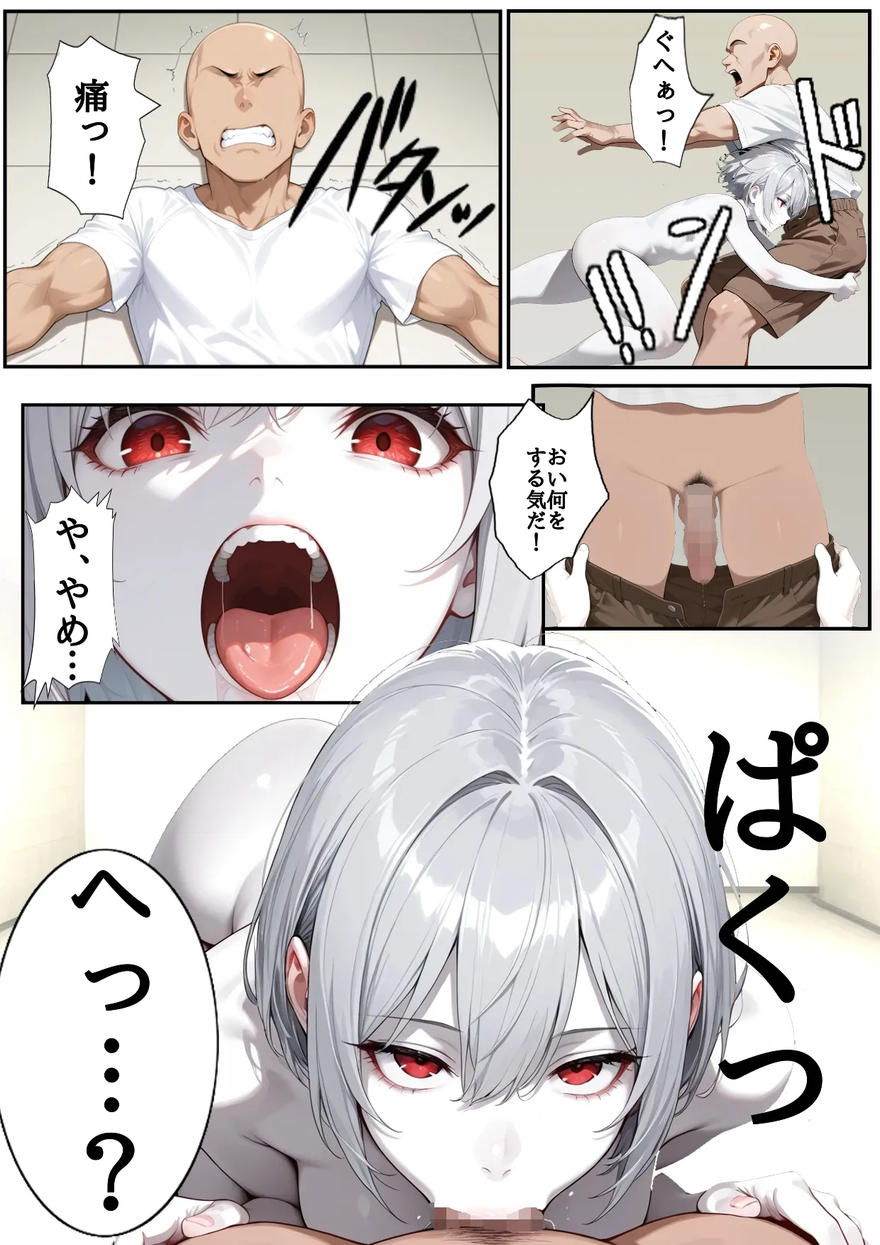 H Ban Deguchi Mitsuketa Ihen ga Ero Sugite Modorenai page 17 - comic ai generated hentai manga - read online free