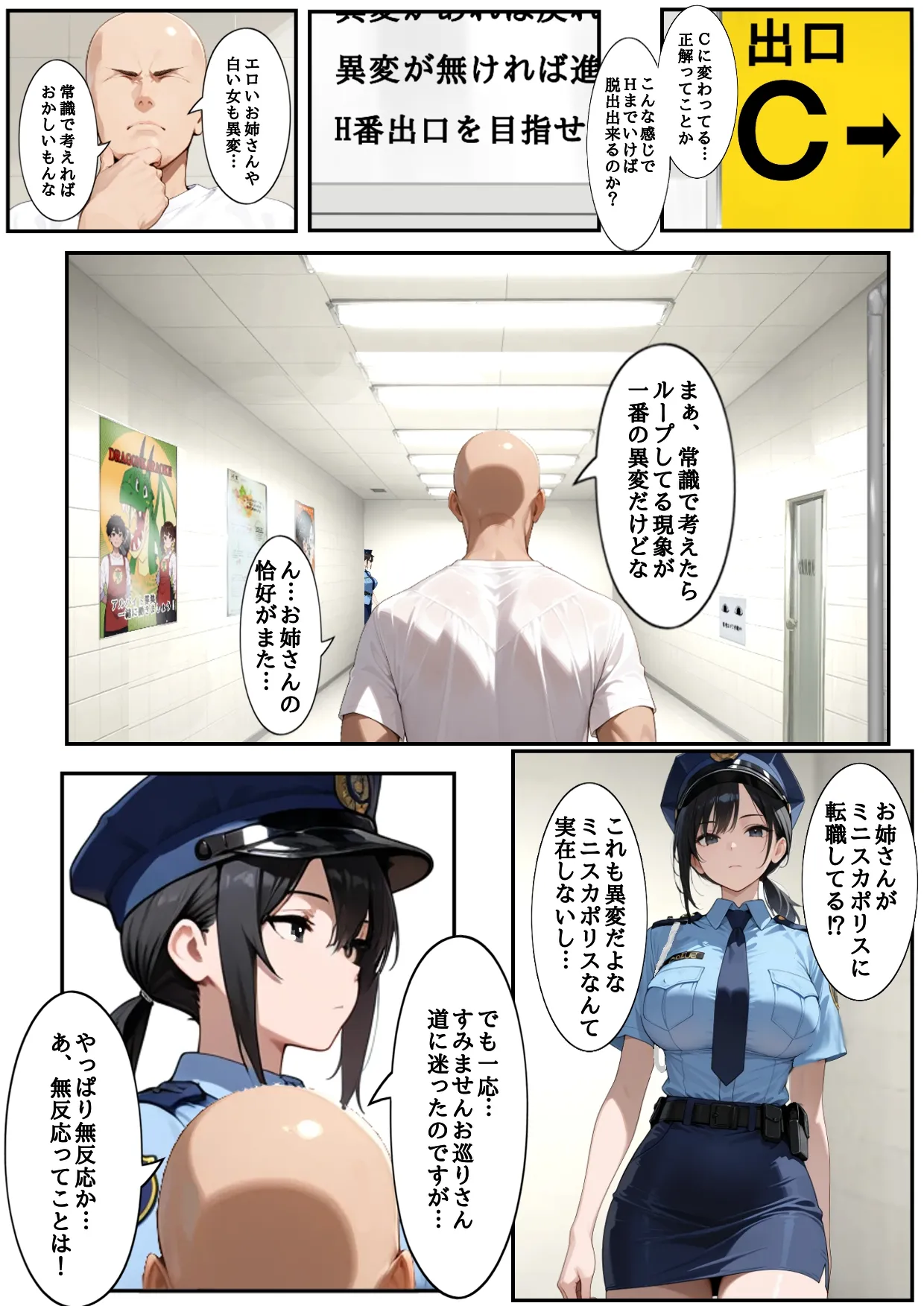 H Ban Deguchi Mitsuketa Ihen ga Ero Sugite Modorenai page 26 - comic ai generated hentai manga - read online free