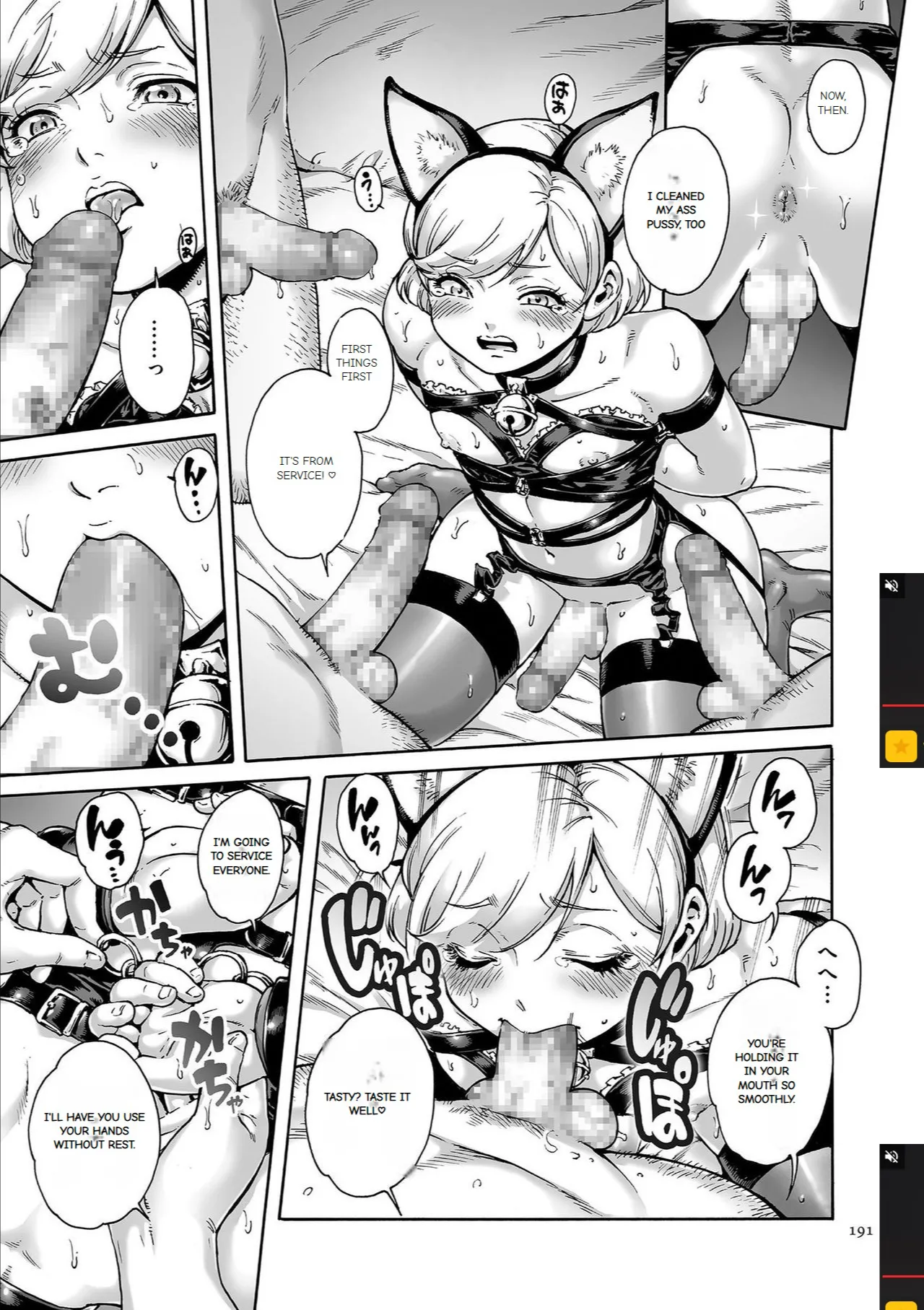 Onoko to. page 192 - garter belt group hentai manga - read online free