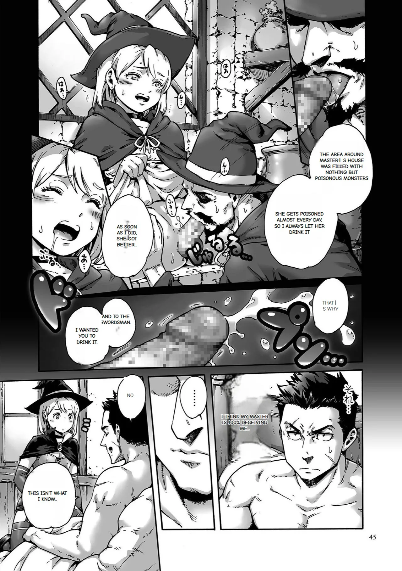 Onoko to. page 44 - garter belt group hentai manga - read online free