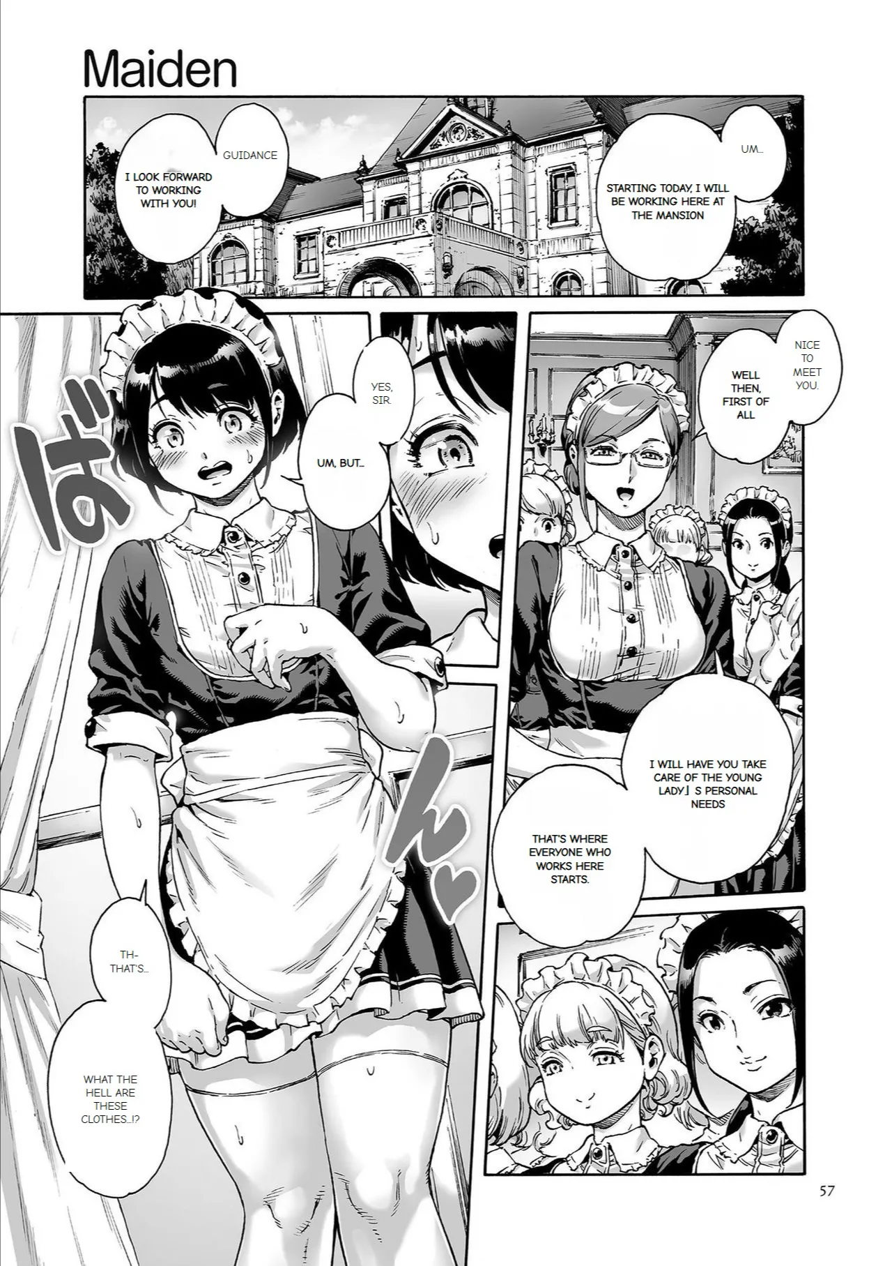 Onoko to. page 56 - garter belt group hentai manga - read online free