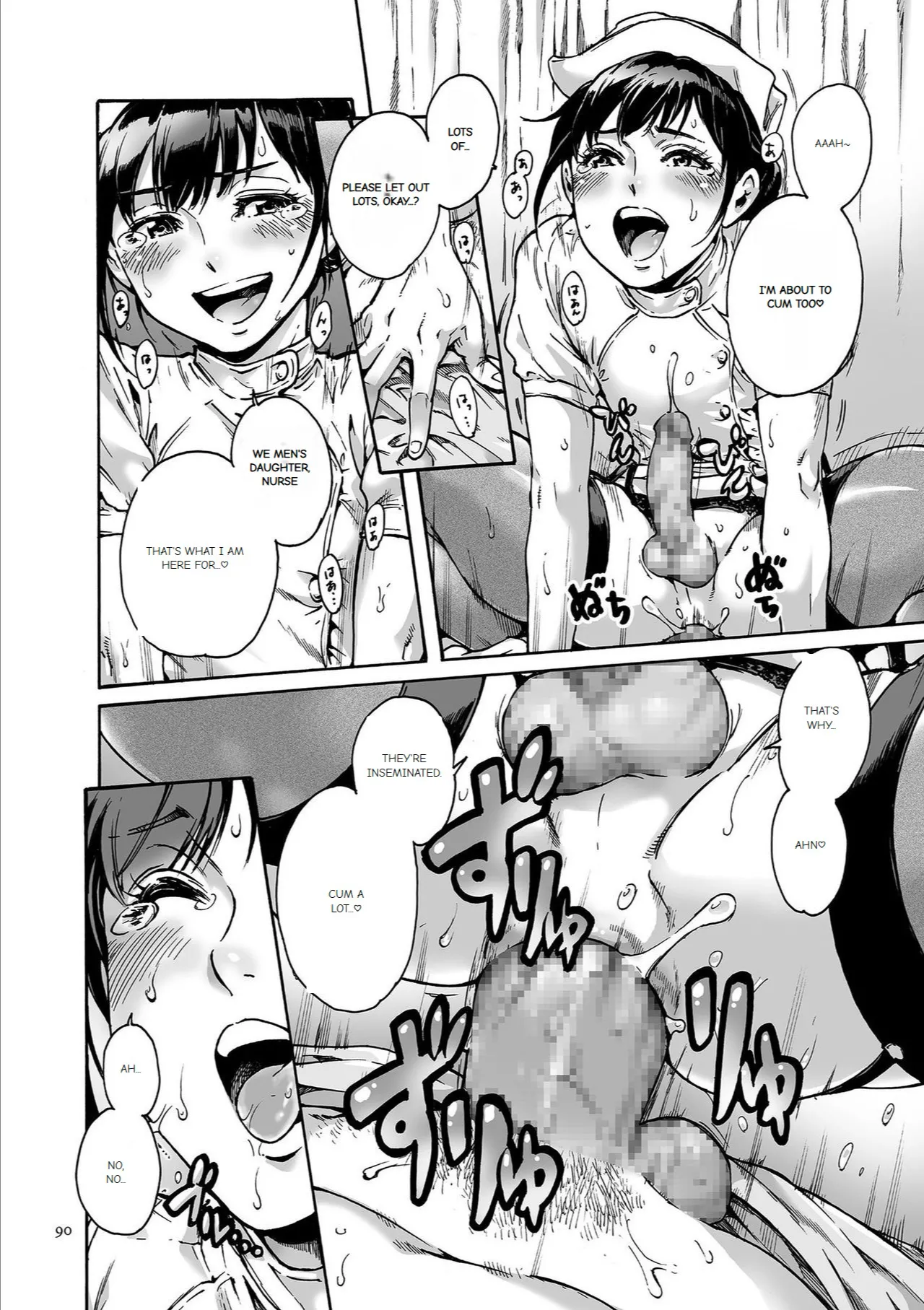 Onoko to. page 90 - garter belt group hentai manga - read online free