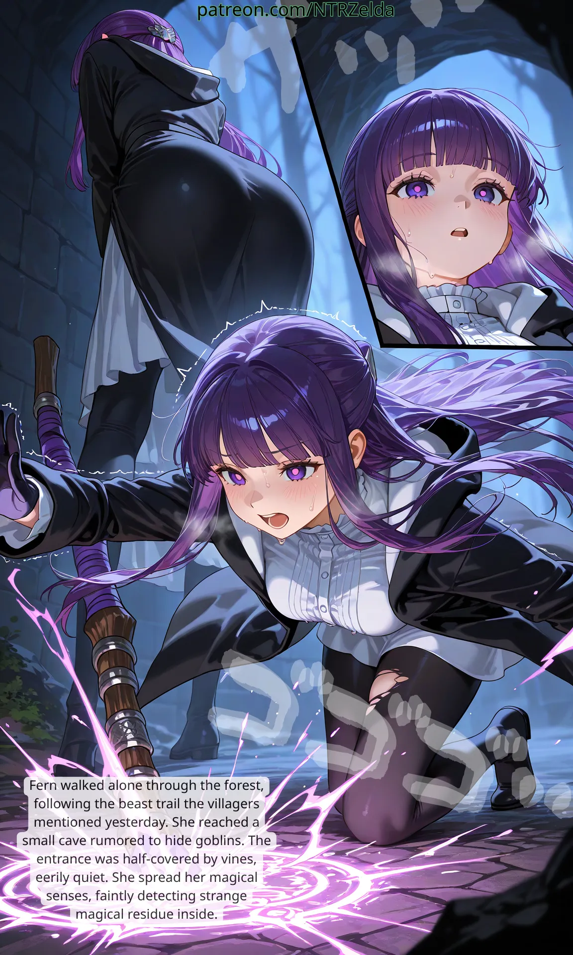 Sunset Inn Fern Part 2 page 17 featuring fern sousou no frieren parody - big breasts netorare hentai manga - read online free