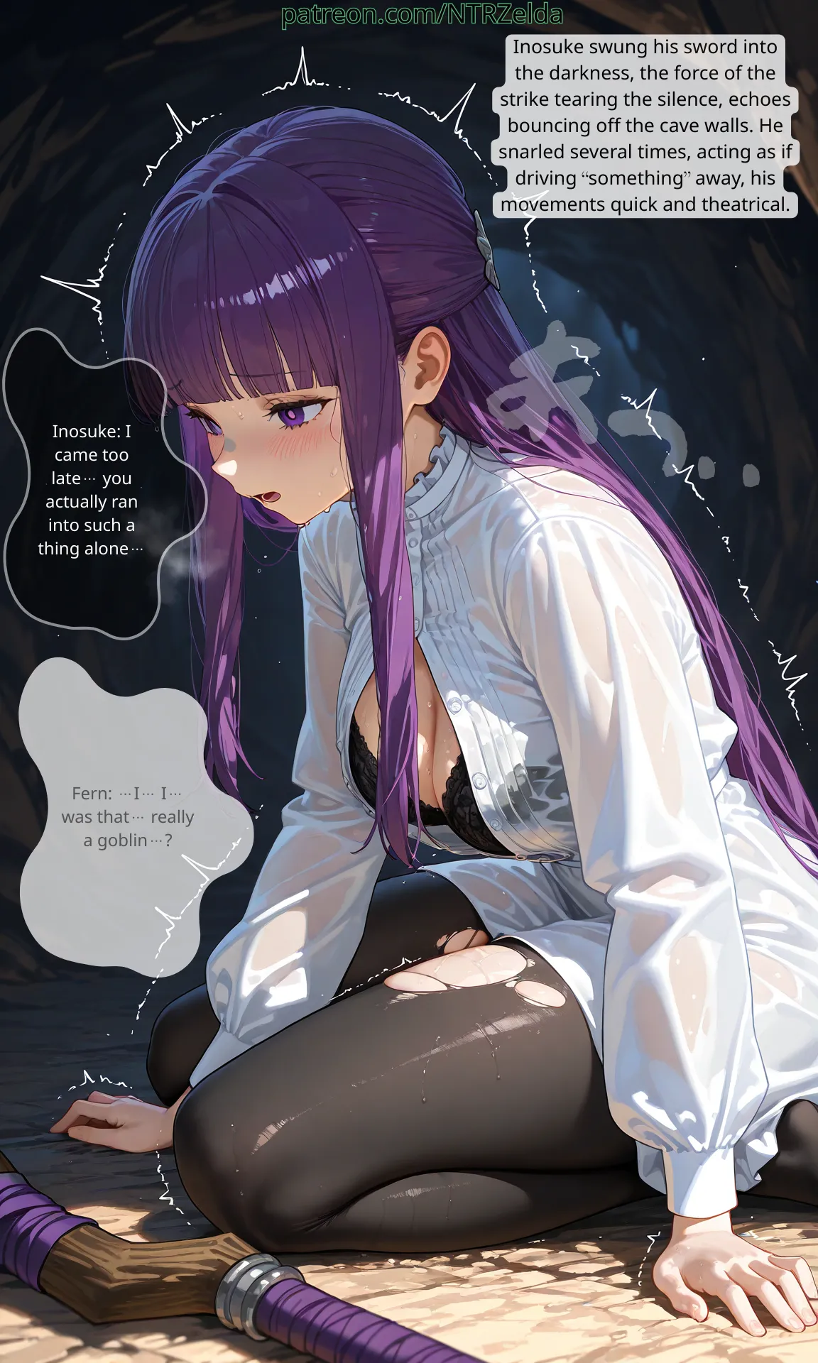 Sunset Inn Fern Part 2 page 25 featuring fern sousou no frieren parody - big breasts netorare hentai manga - read online free