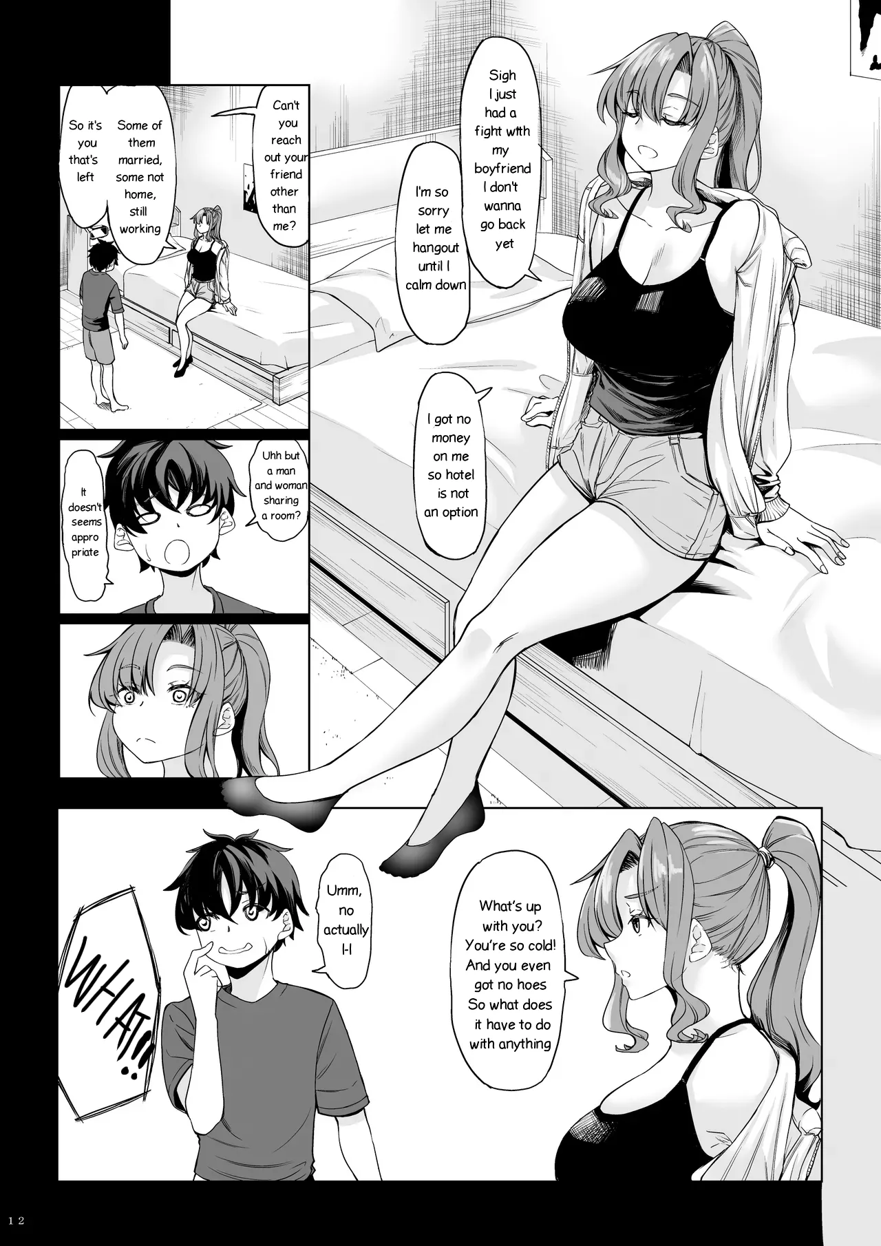 Shinchou 211 cm no Jirai-kei Joshi ni Nerawarete mou Nigerarenai 2 page 11 original parody - kissing big breasts hentai manga - read online free