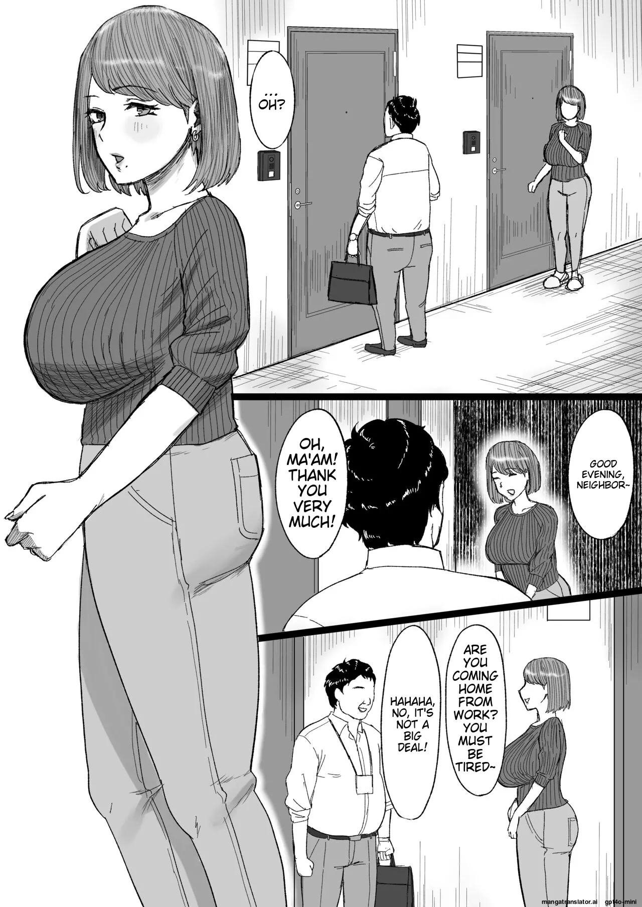 Tanshou Ojii-san ni Yasashii Sekai page 31 original parody - business suit handjob hentai manga - read online free