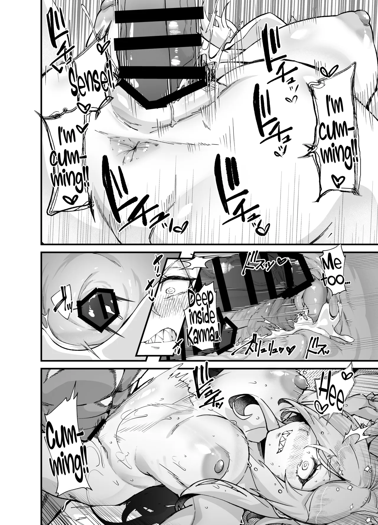 Kyouken page 27 featuring sensei blue archive parody - unusual teeth big breasts hentai manga - read online free