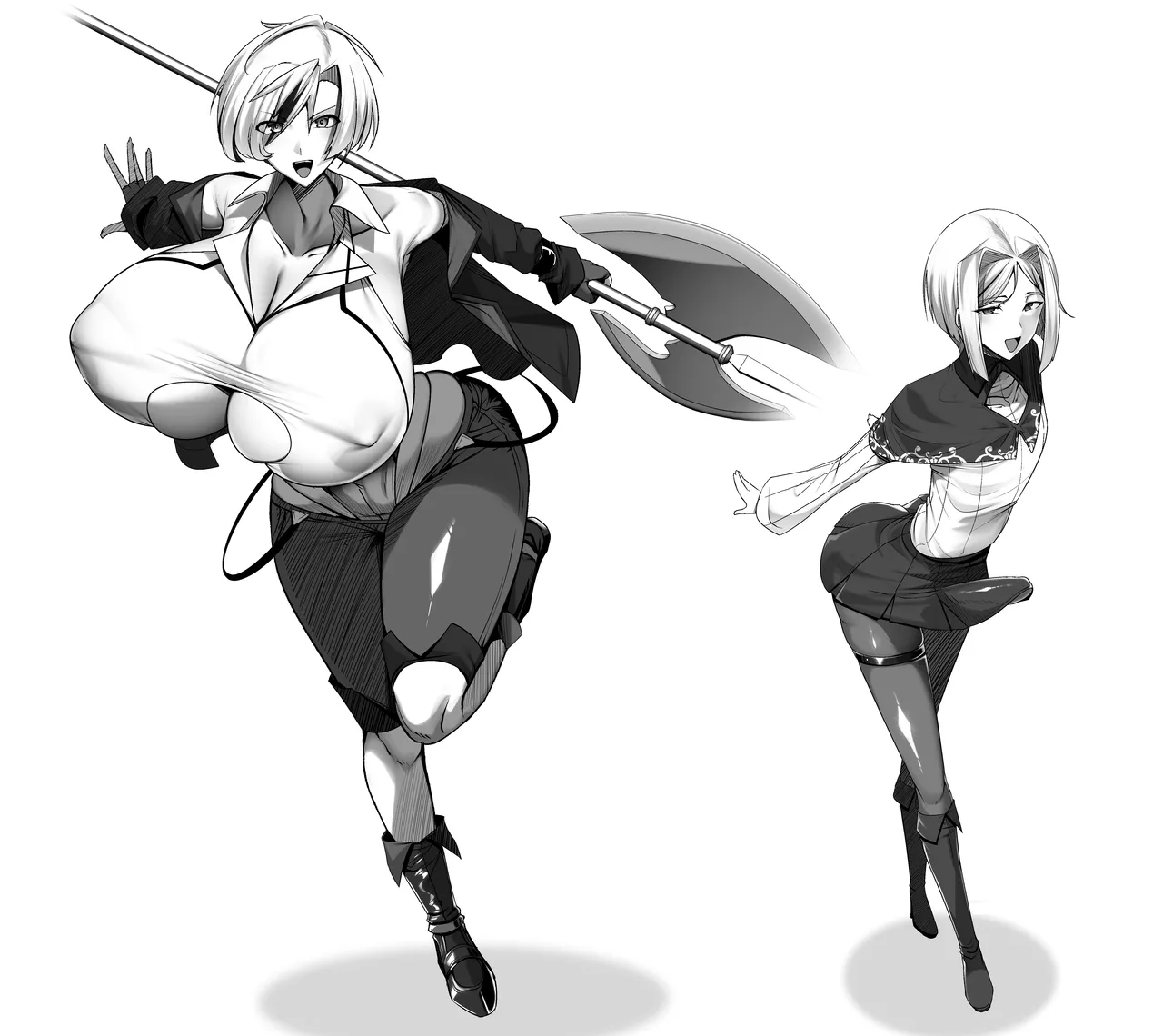 [Palace Village Ke (Various)] Ouji-sama-kei Dekachichi Boyish Joshi ni Ai sareru Goudou-shi [Digital] page 85 original parody - big breasts huge breasts hentai manga - read online free