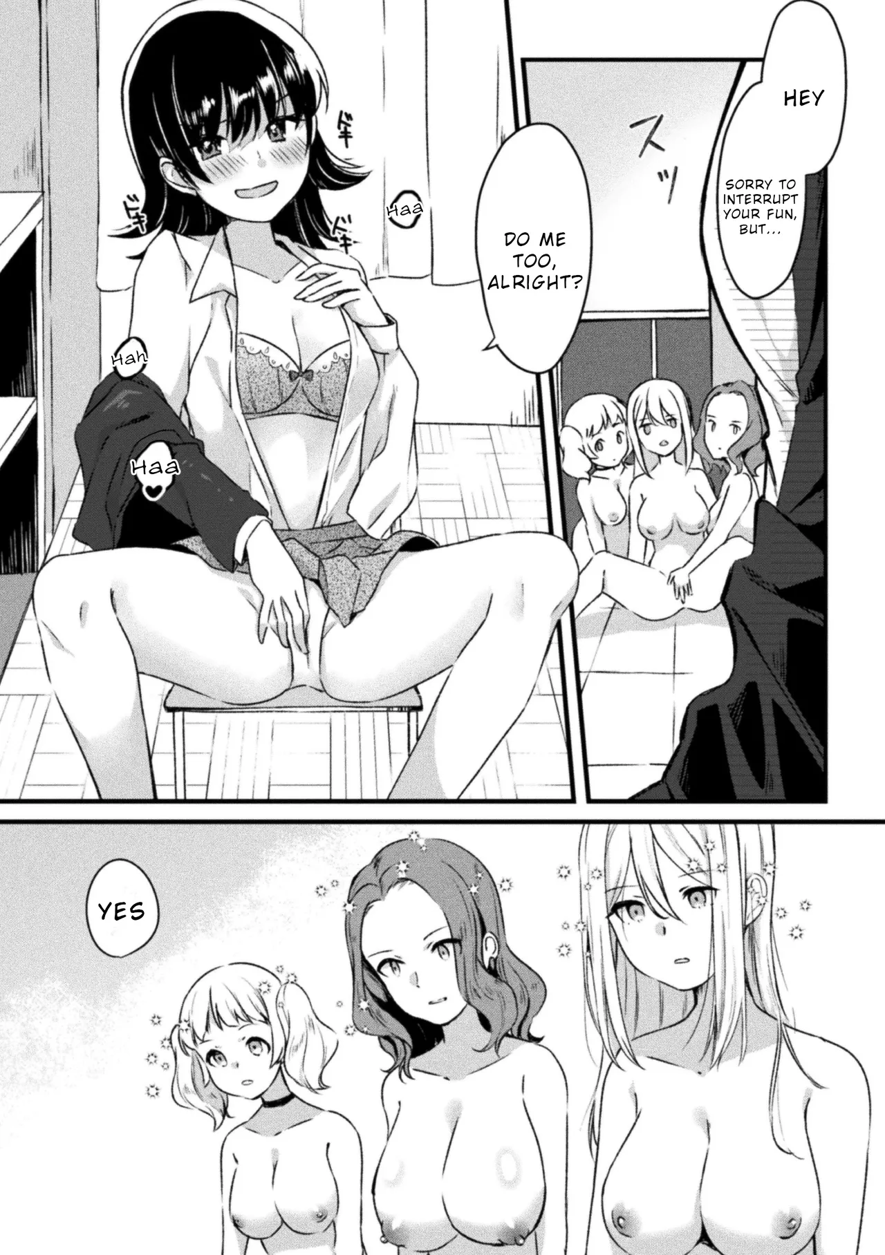 Inkya dakedo Saimin Apuri de Haremu Tsukuttara Yaba Katta page 16 - kissing cunnilingus hentai manga - read online free