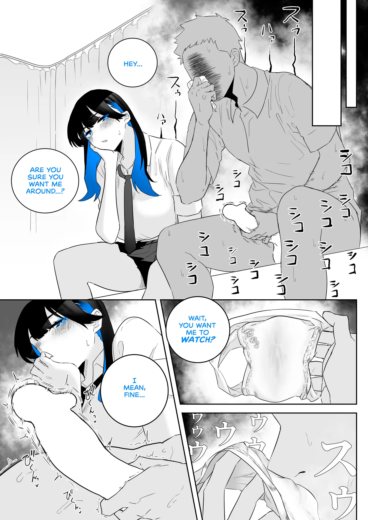 Okazu Touban no Seitai | What It Means to Please - An Audiovisual Report page 34 original parody - handjob sweating hentai manga - read online free