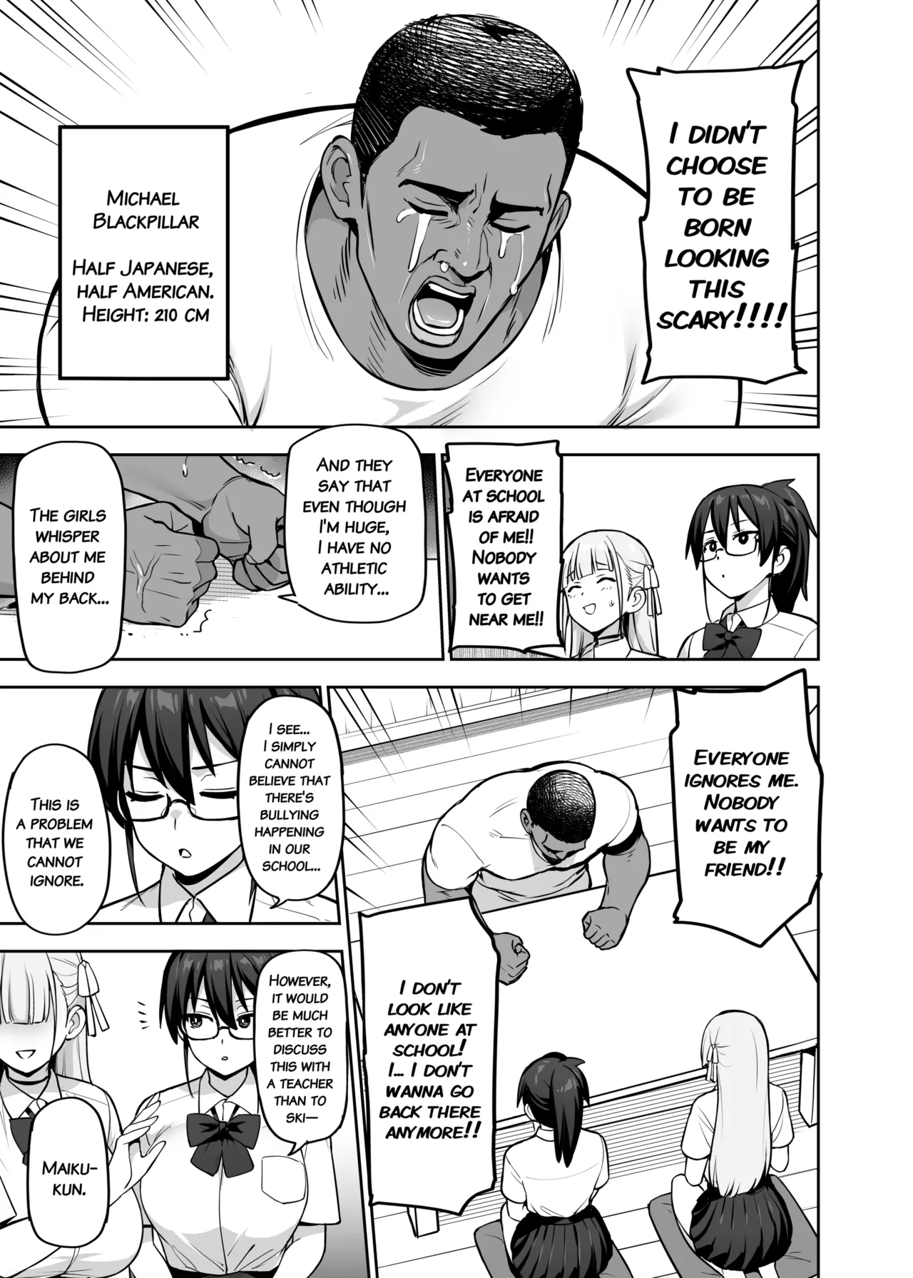 Seitokai no Joshi-tachi ga Kyonyuu Sugiru Ken | About the Student Council Members' Huge Tits! page 38 original parody - sweating big breasts hentai manga - read online free