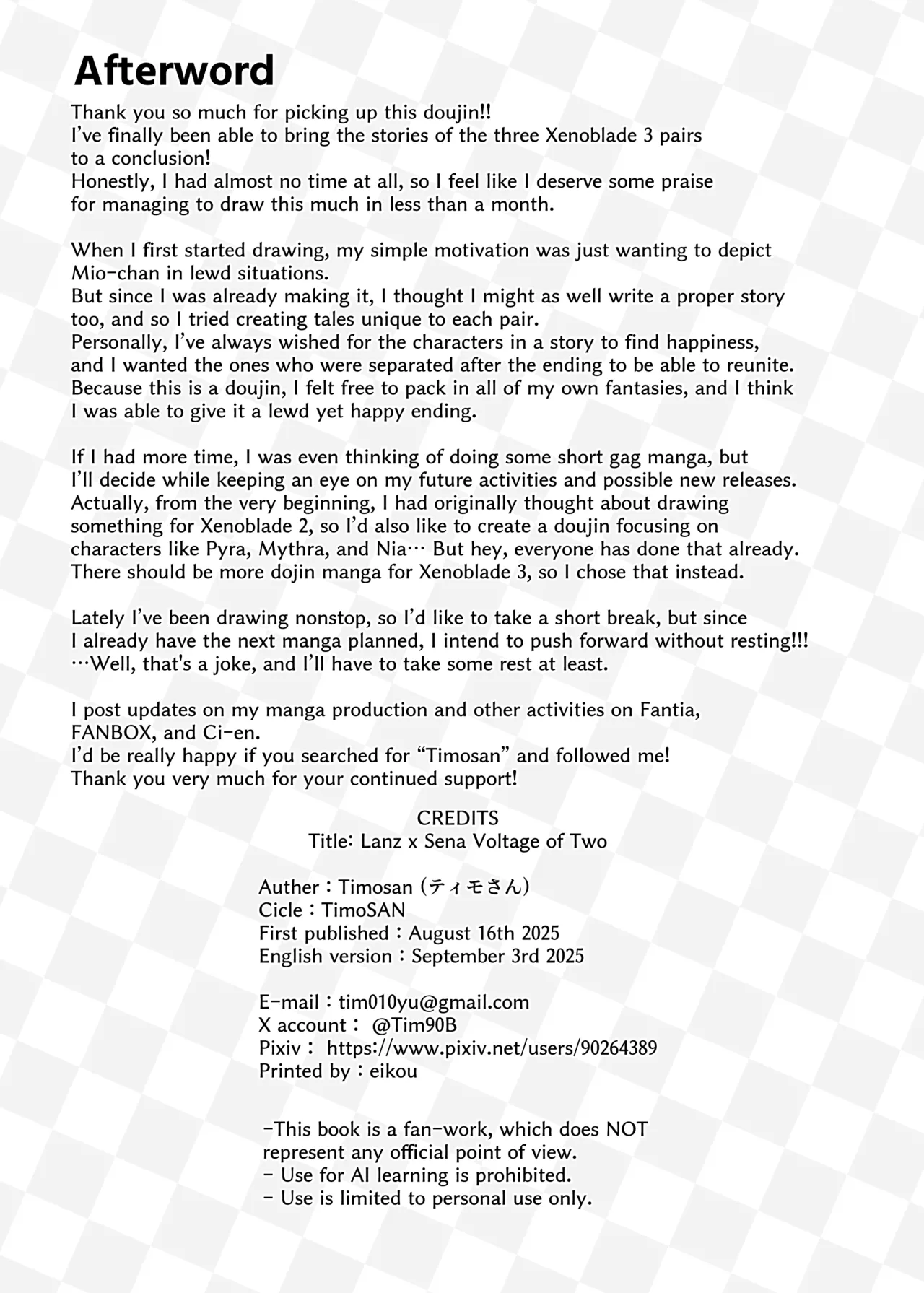 Lanz X Sena Voltage of Two page 34 featuring sena xenoblade chronicles 3 parody - stockings small breasts hentai manga - read online free