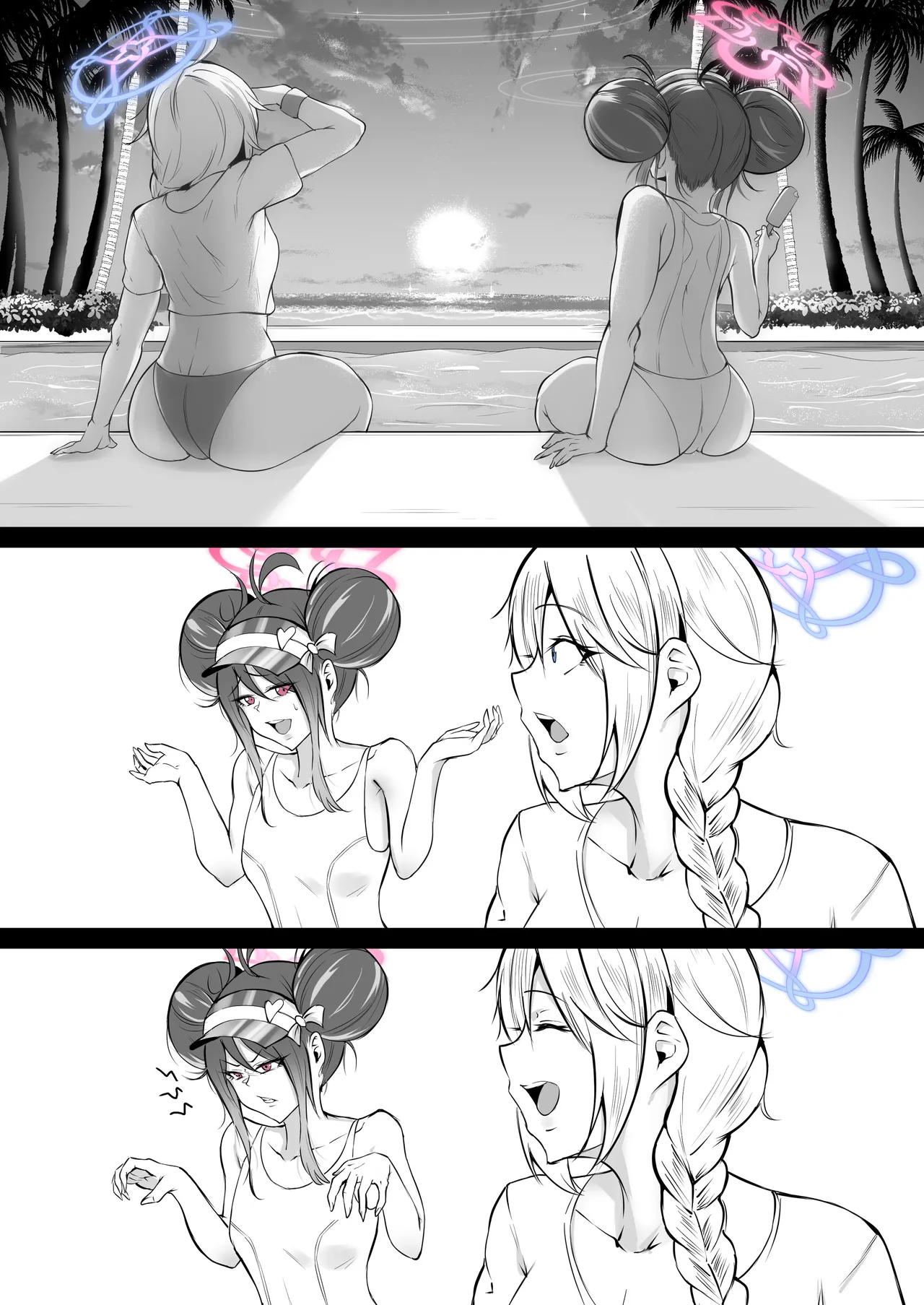 Mizugi Kanna page 34 featuring kanna ogata blue archive parody - big breasts big ass hentai manga - read online free