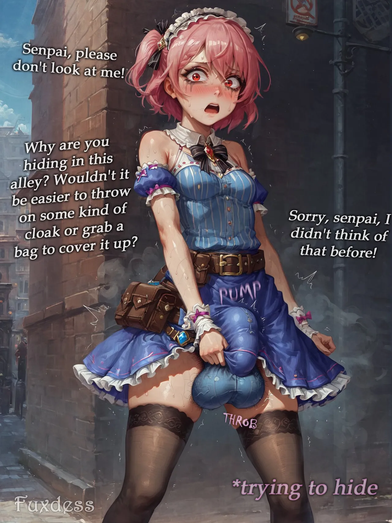 Potion show worker accidentally becomes a horribly sexy futanari monster! By Fuxdess, Part 2 page 13 - futanari transformation hentai manga - read online free