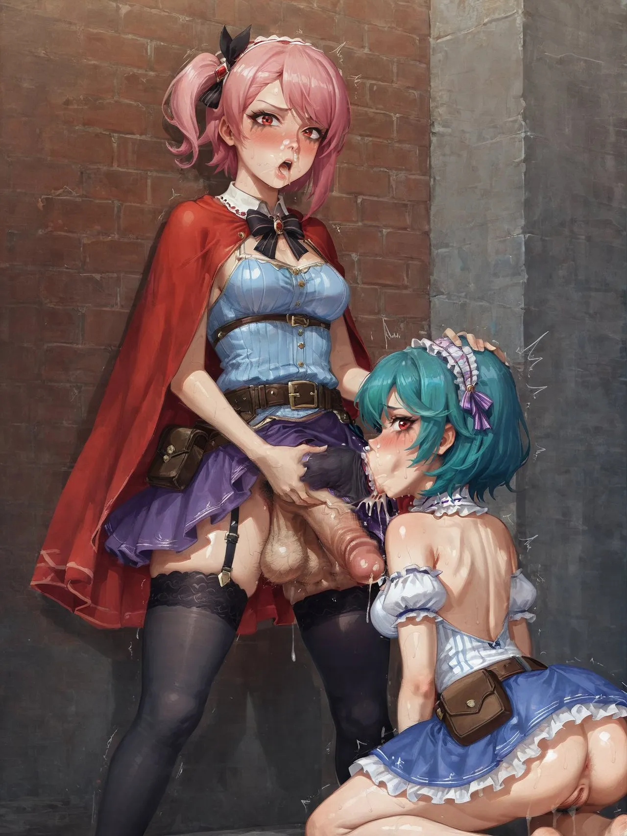 Potion show worker accidentally becomes a horribly sexy futanari monster! By Fuxdess, Part 2 page 62 - futanari transformation hentai manga - read online free