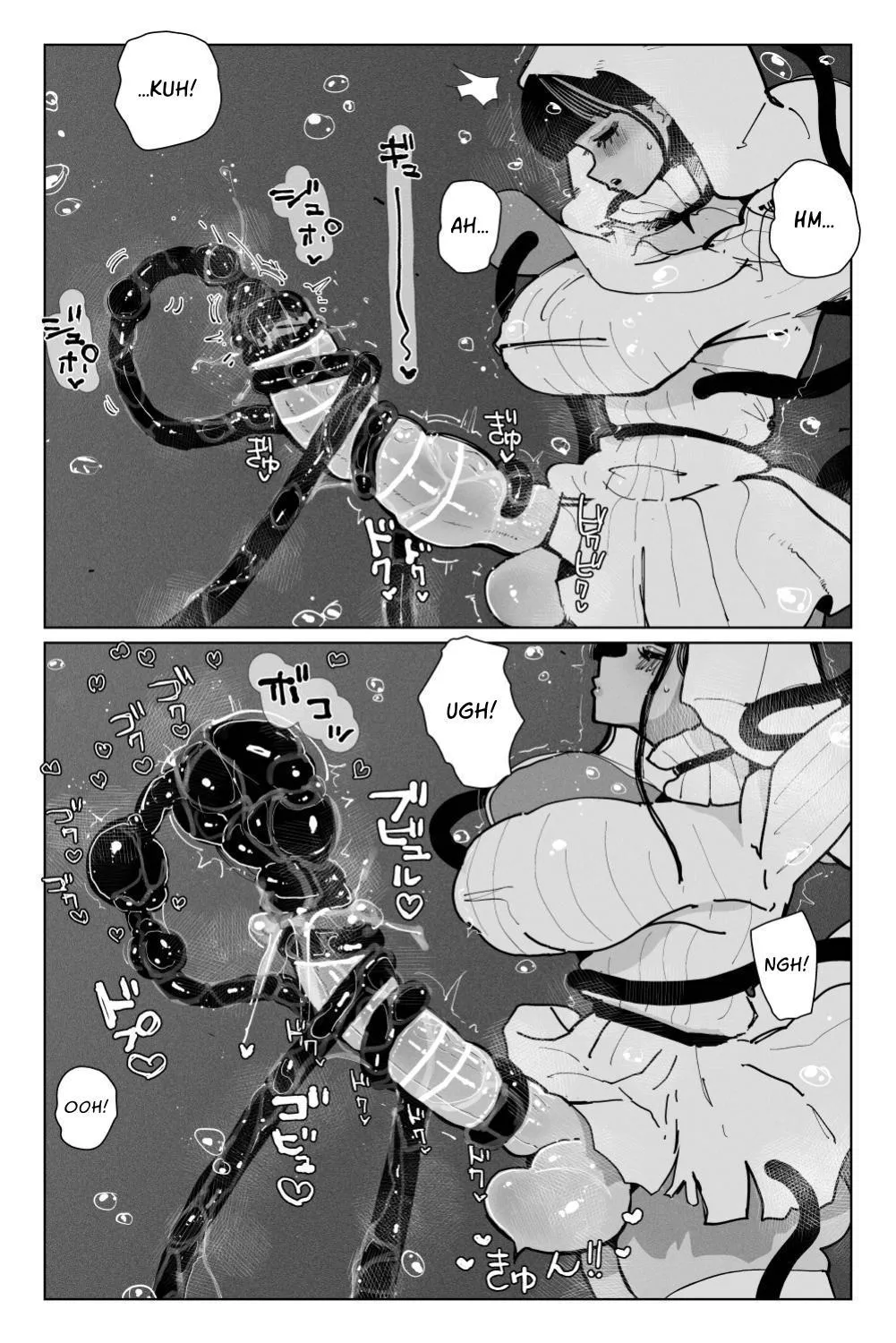 Long Dick Shrine Maiden VS Suggestive Cumsucking Tentacle Demon page 24 original parody - futanari big breasts hentai manga - read online free
